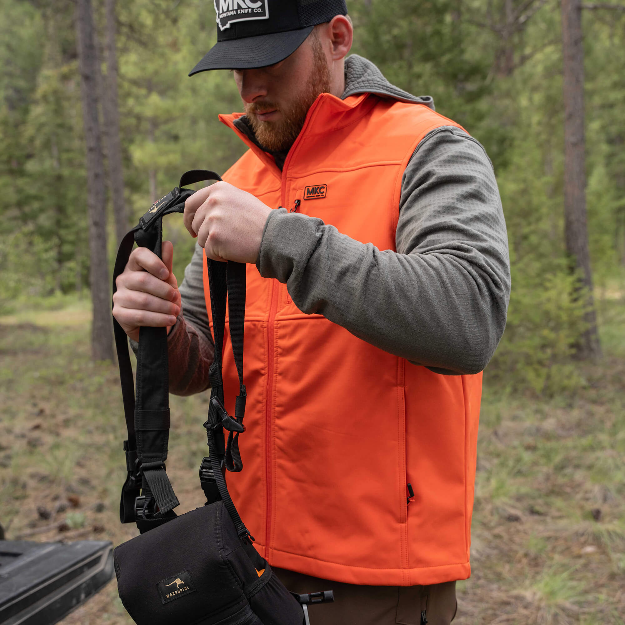 REXFORD RIPSTOP VEST - HUNTER ORANGE