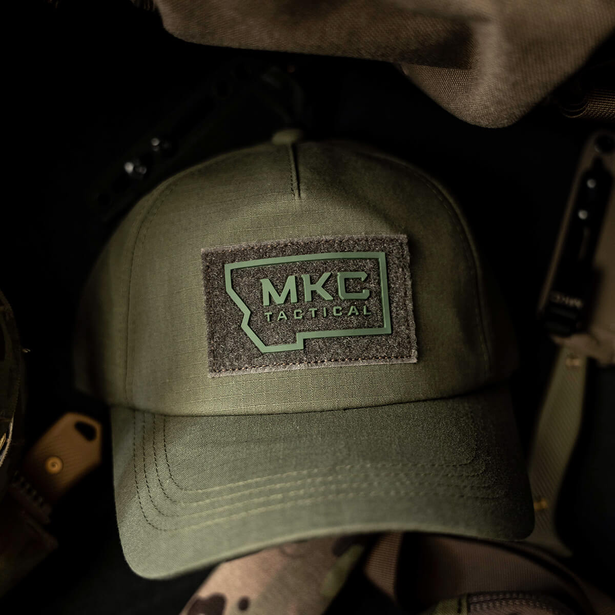 MKC TACTICAL RIPSTOP HAT - OLIVE