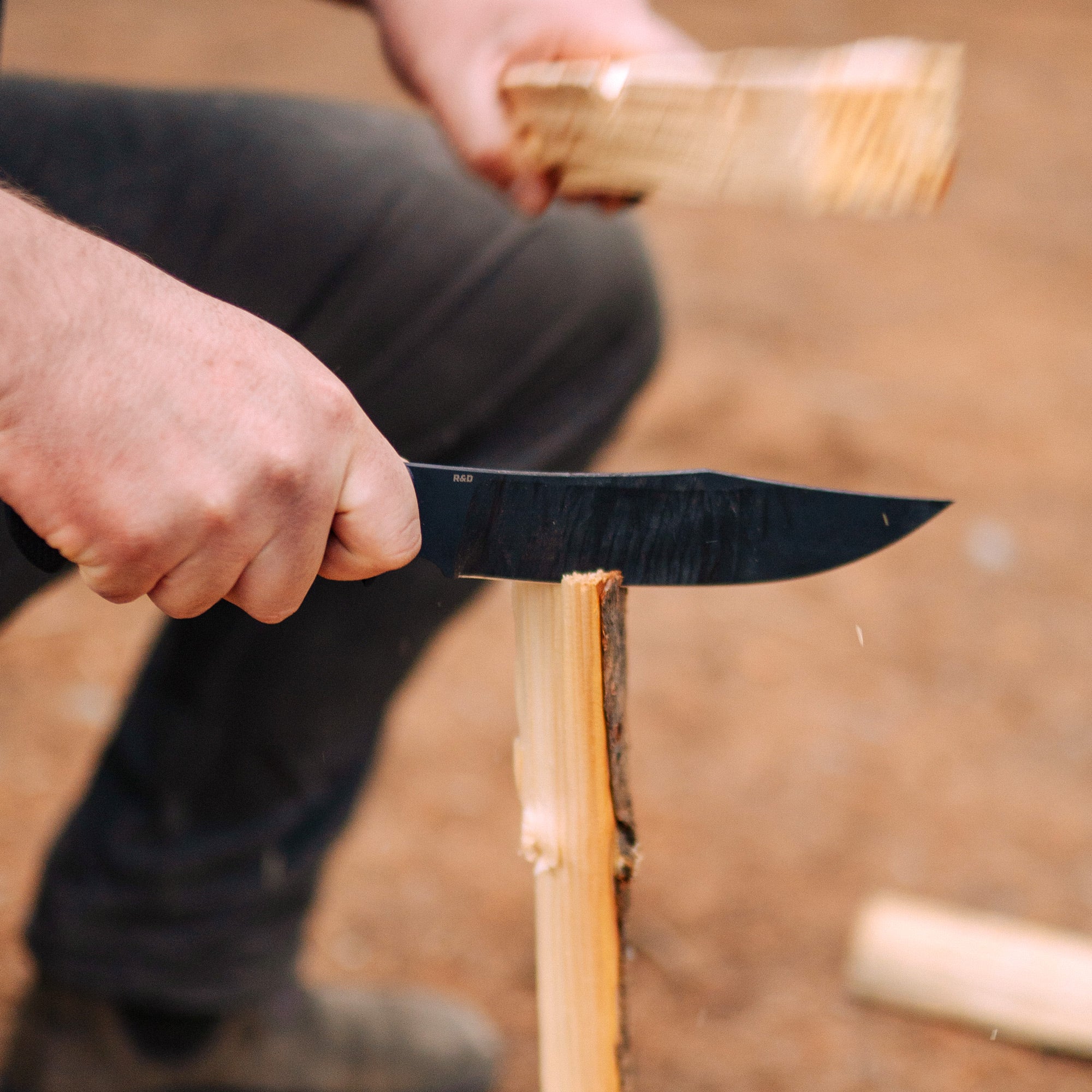 THE MARSHALL BUSHCRAFT KNIFE - BLACK