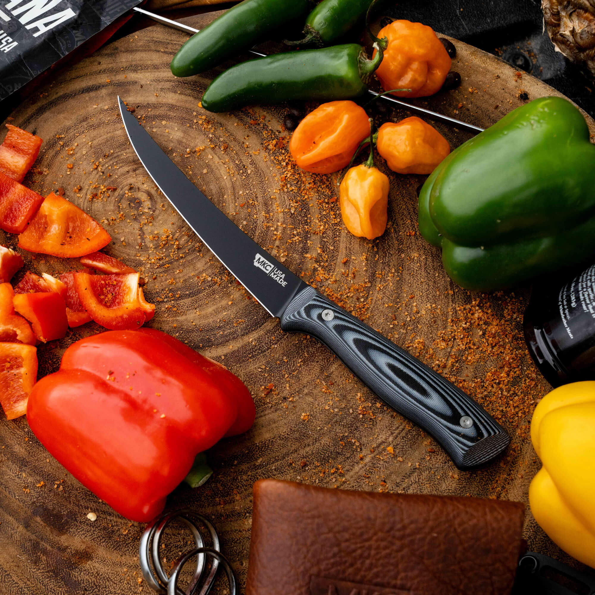 BONING BUTCHER KNIFE - BEARDED BUTCHERS EDITION - GREY/BLACK