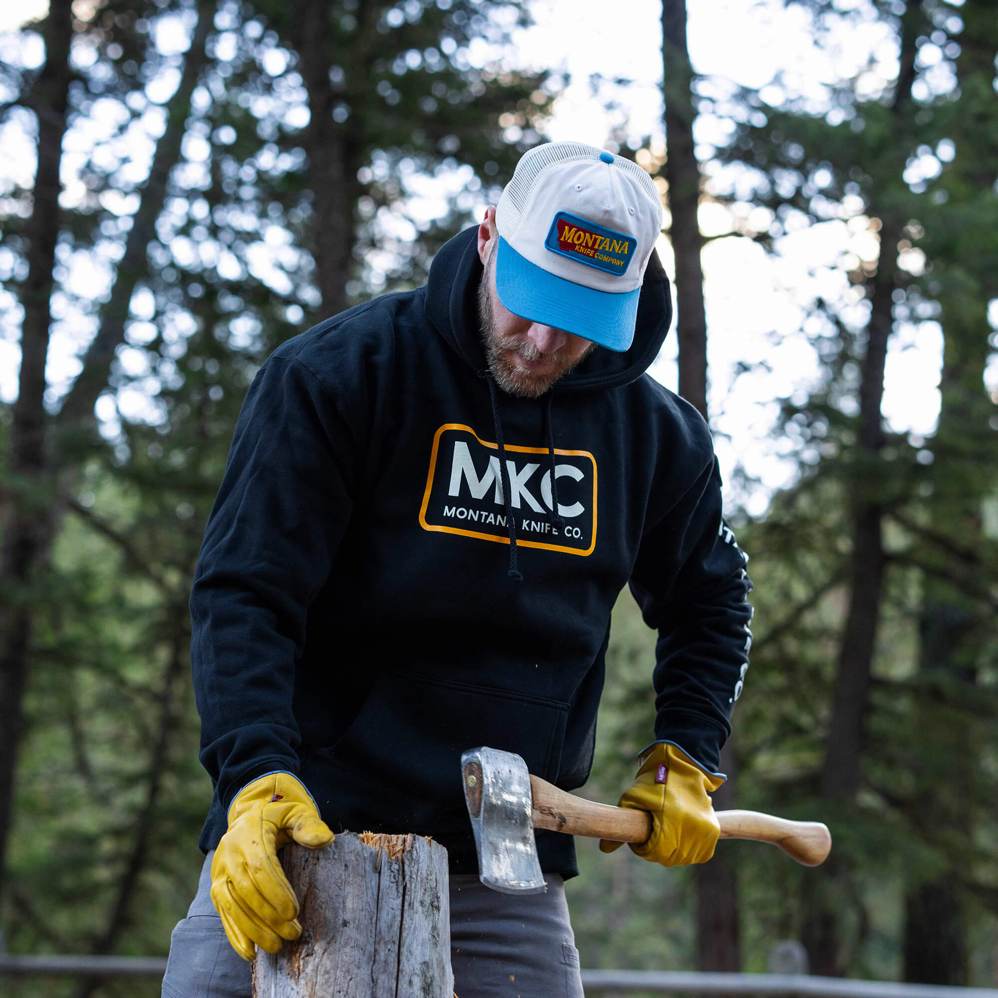 MKC LOGO HOODIE - BLACK