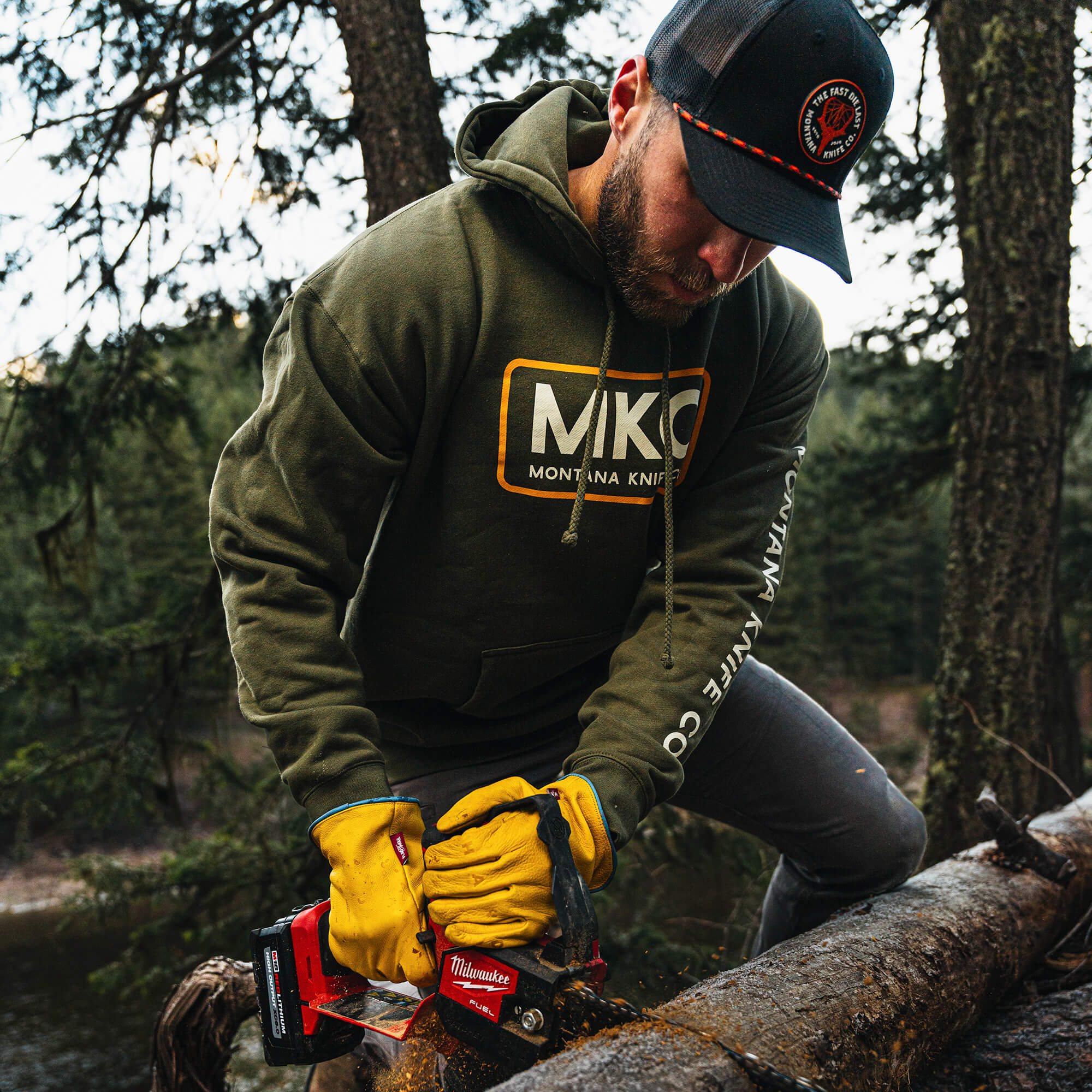 MKC LOGO HOODIE - GREEN