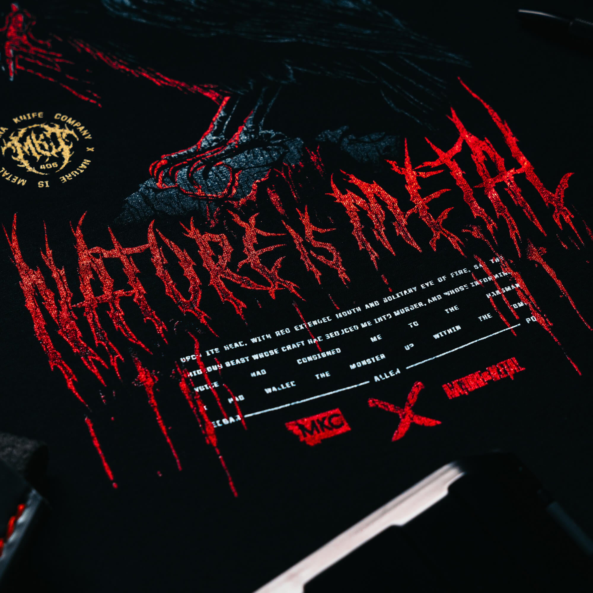 MKC X NATURE IS METAL - RAVEN TEE