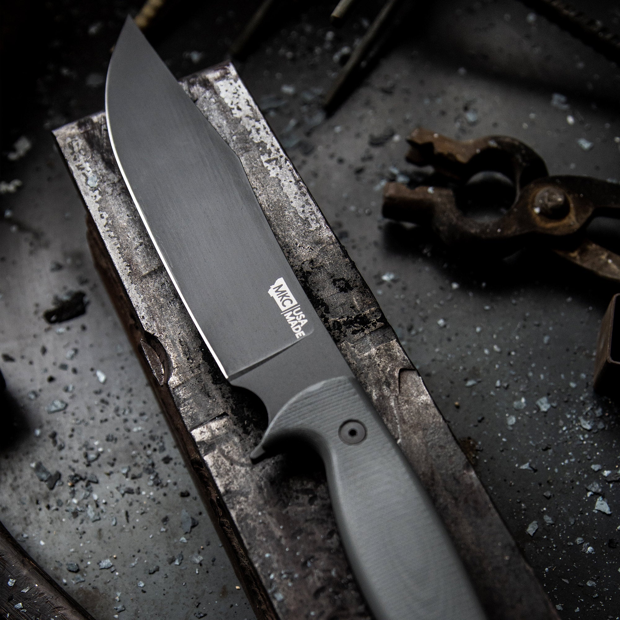 THE MARSHALL BUSHCRAFT KNIFE - GREY