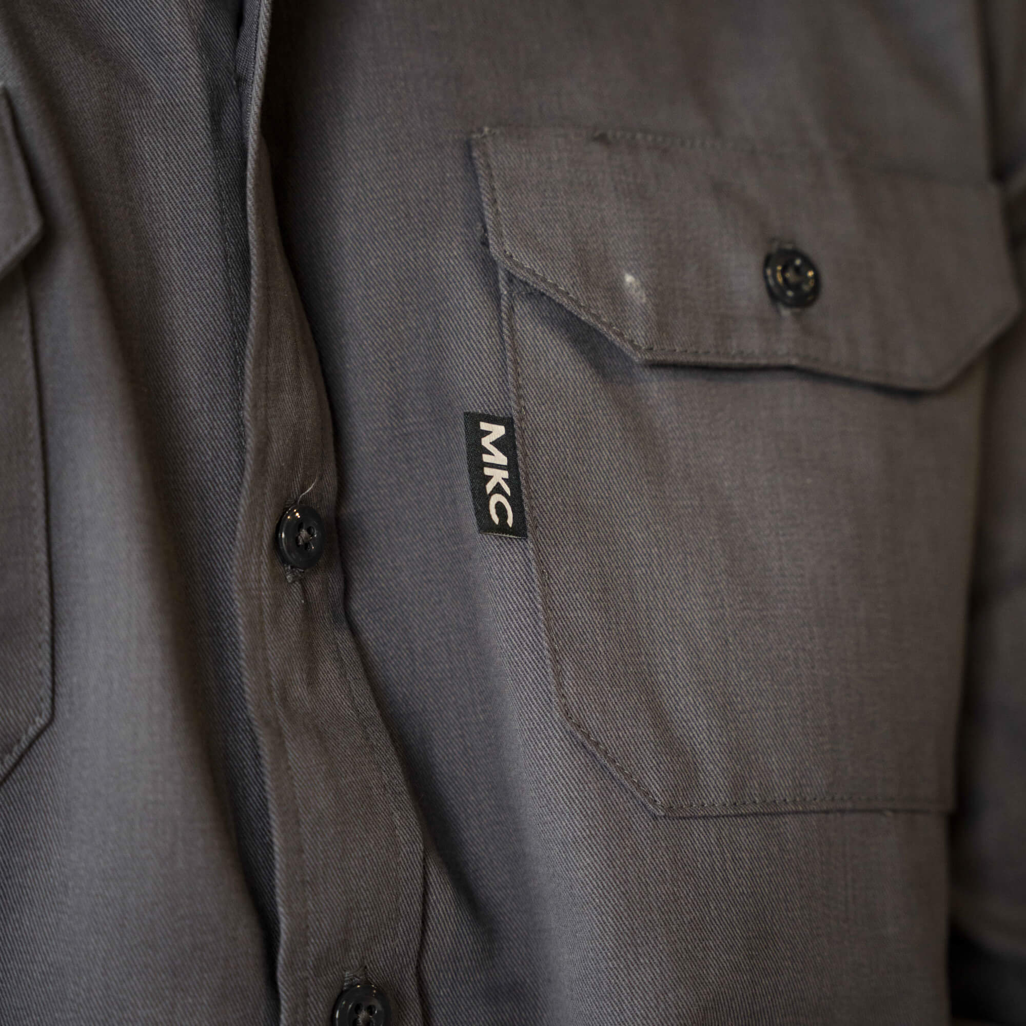 MKC SHOP SHIRT - USA MADE - GRAPHITE
