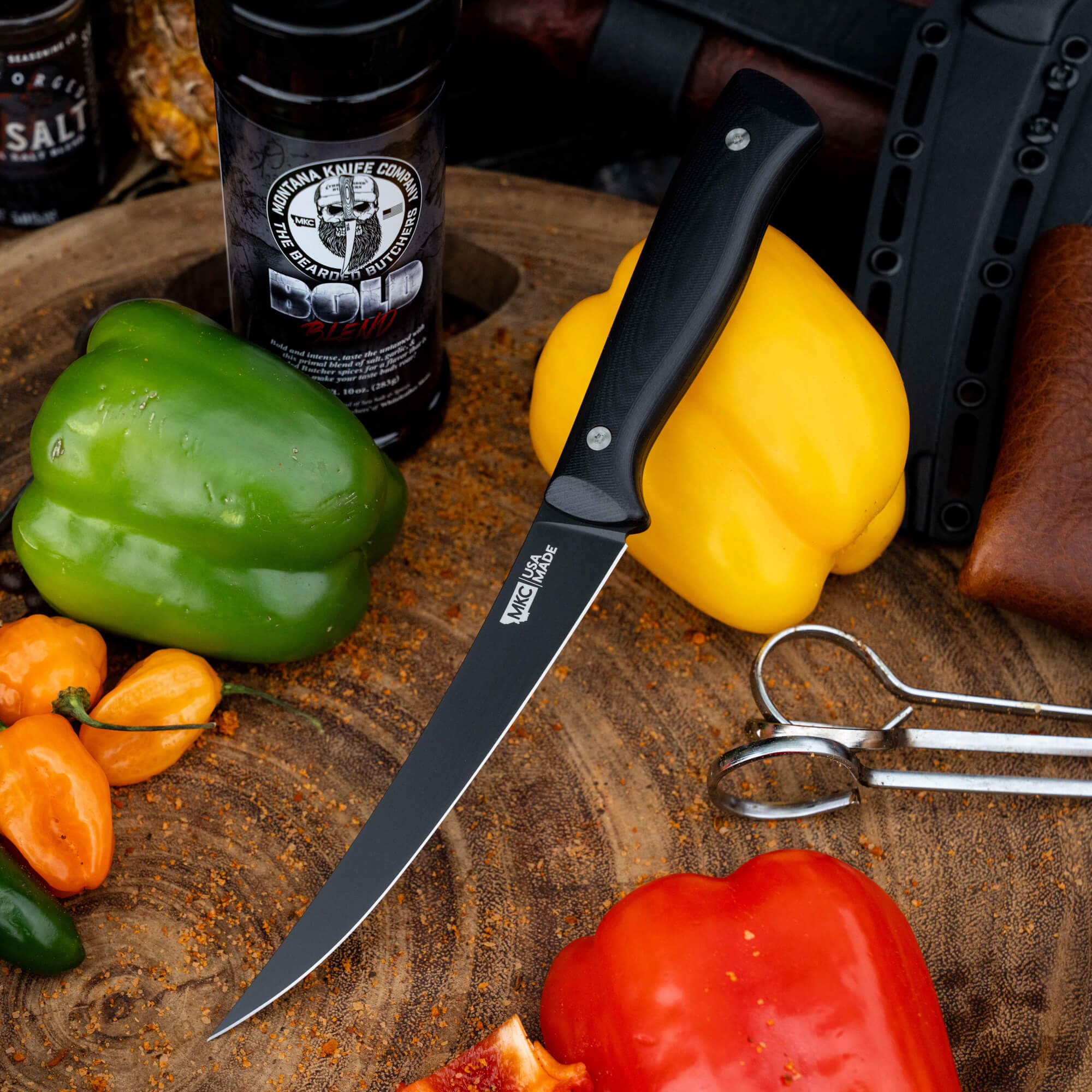 BONING BUTCHER KNIFE - PVD - BLACK