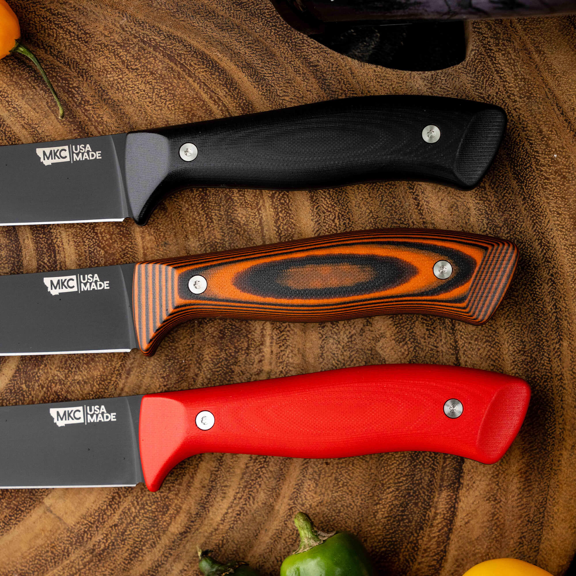 BREAKING BUTCHER KNIFE - PVD - RED