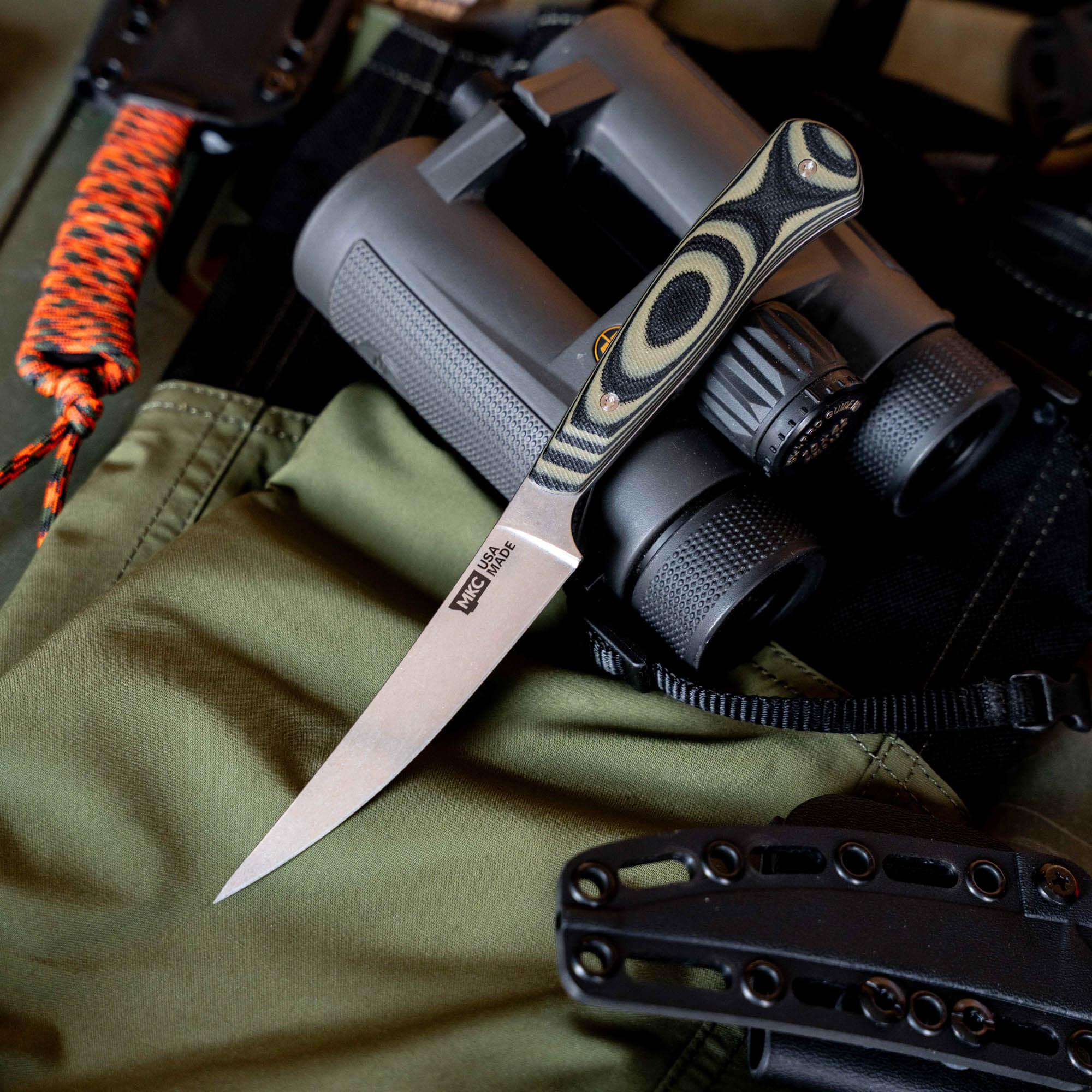 FIELD BONING KNIFE - GREEN & BLACK