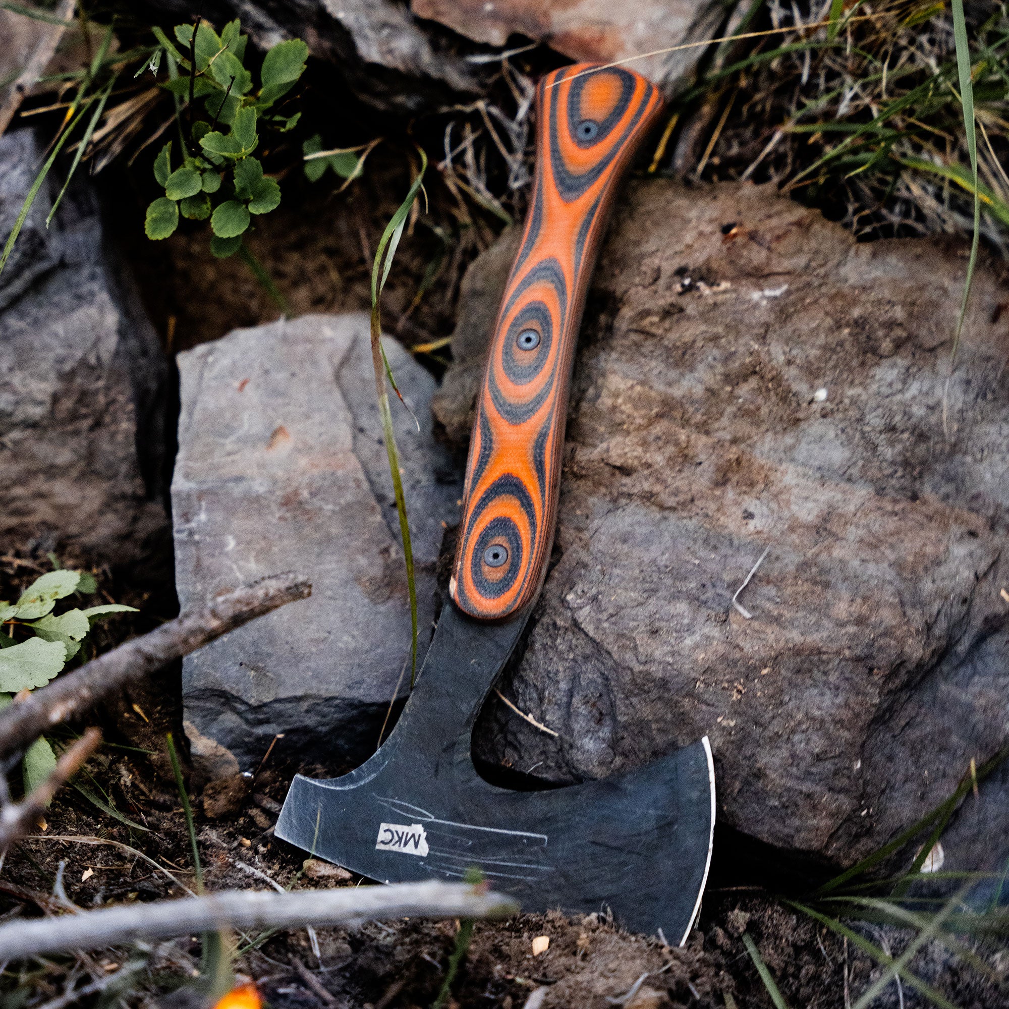 HELLGATE HATCHET - ORANGE & BLACK