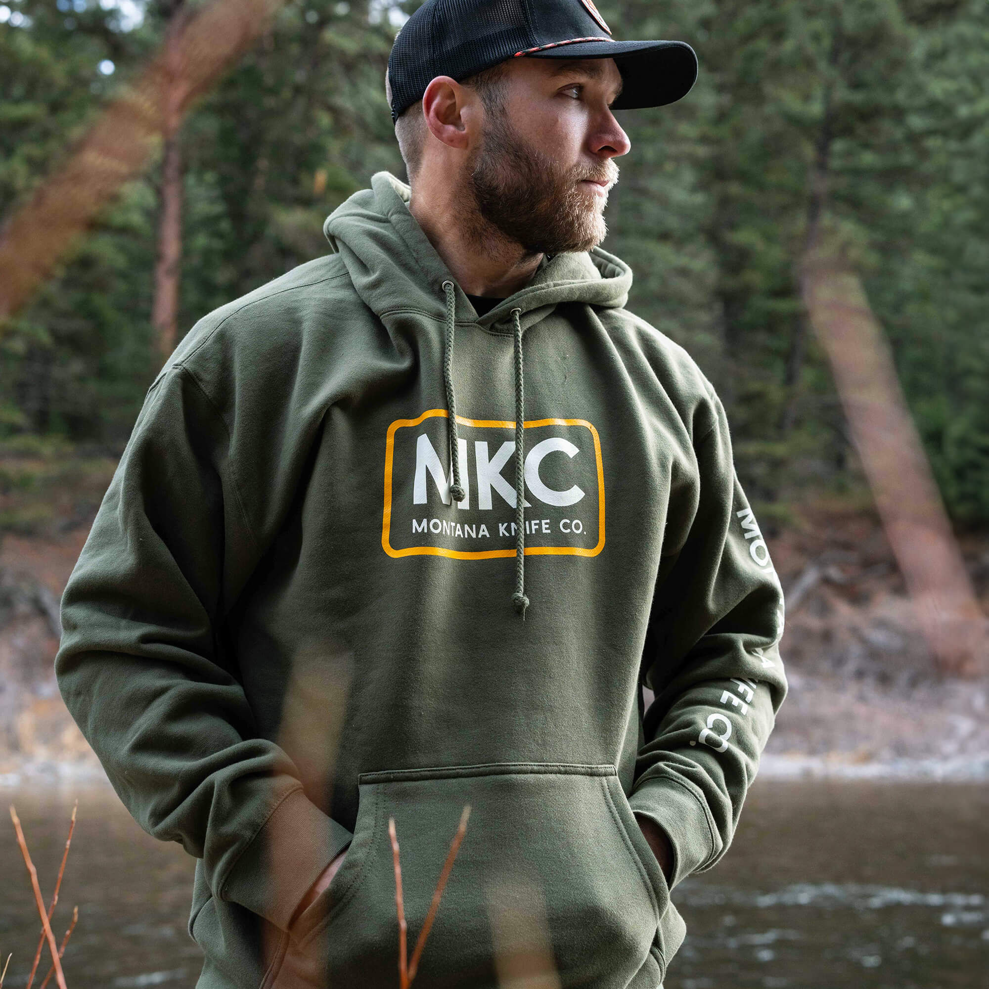 MKC LOGO HOODIE - GREEN