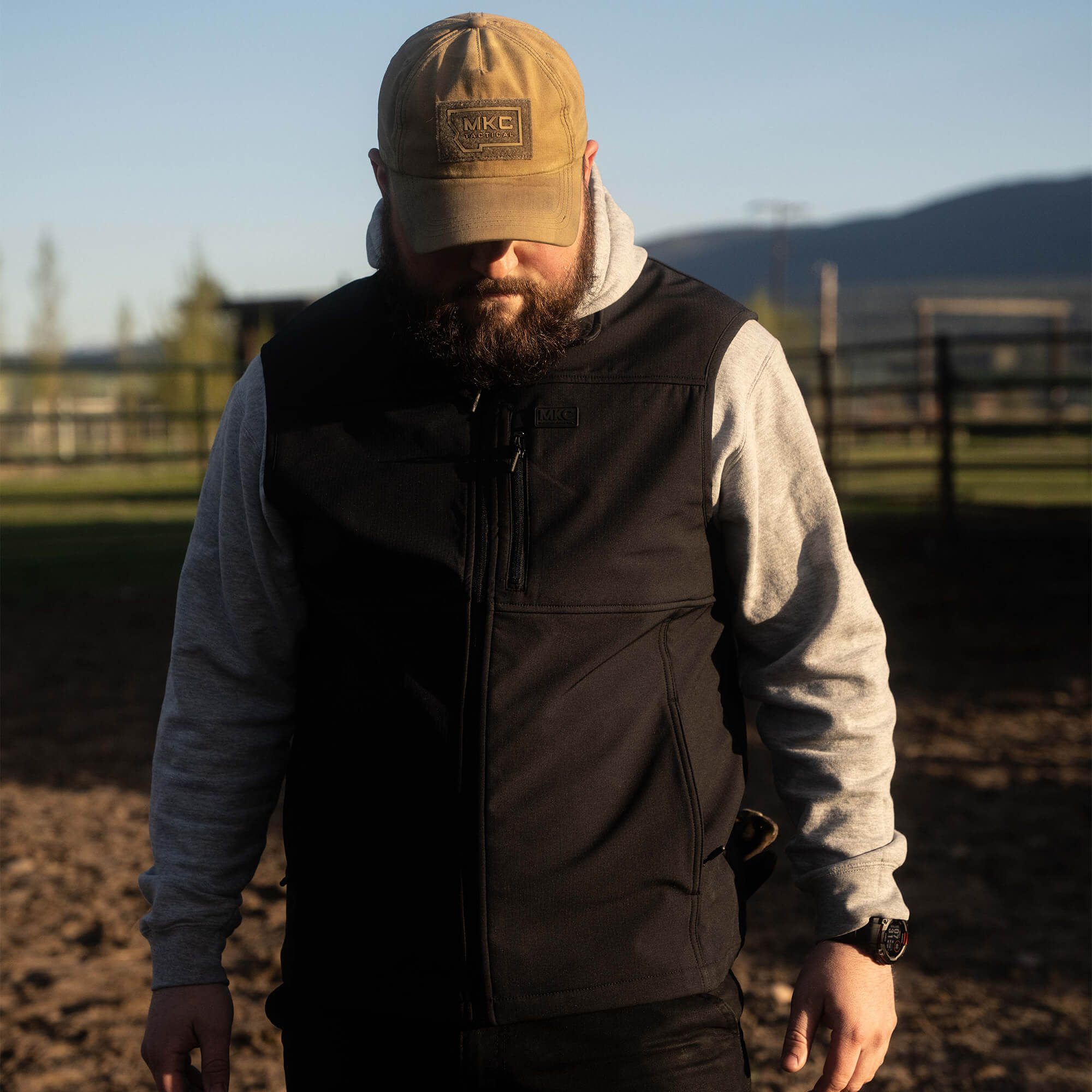 REXFORD RIPSTOP VEST - BLACK