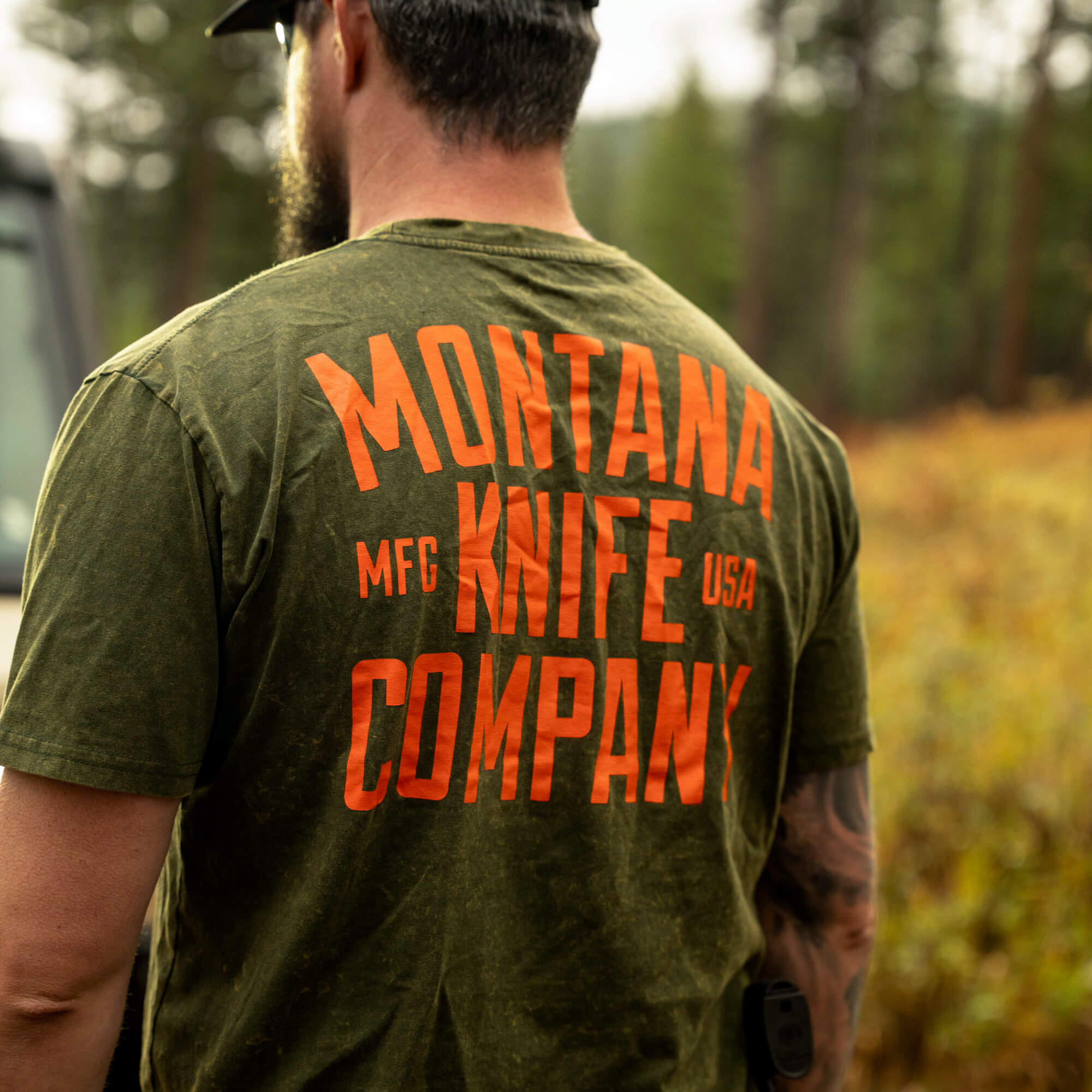 MKC STONEWASH TEE - DARK ARMY