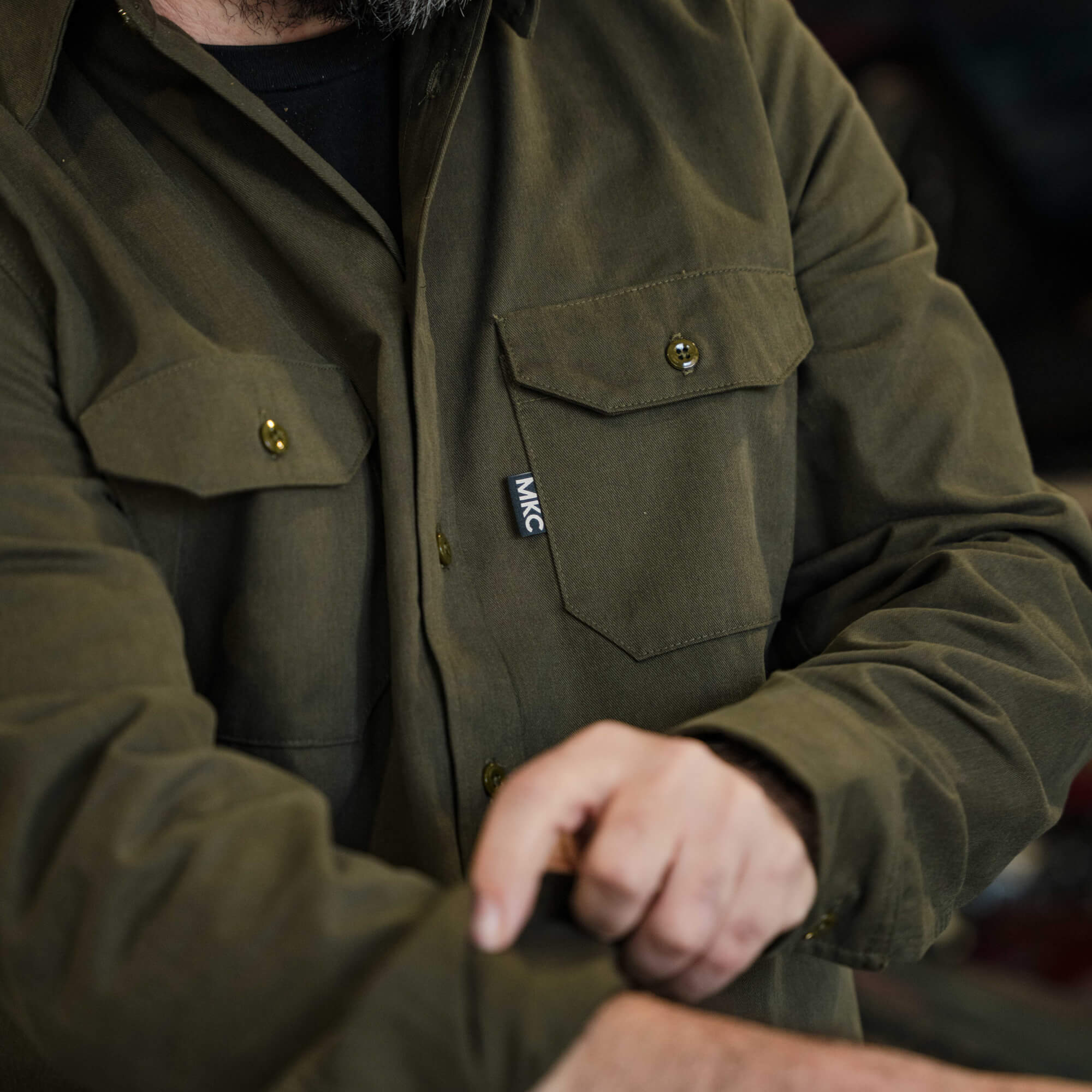 MKC SHOP SHIRT - USA MADE - OLIVE