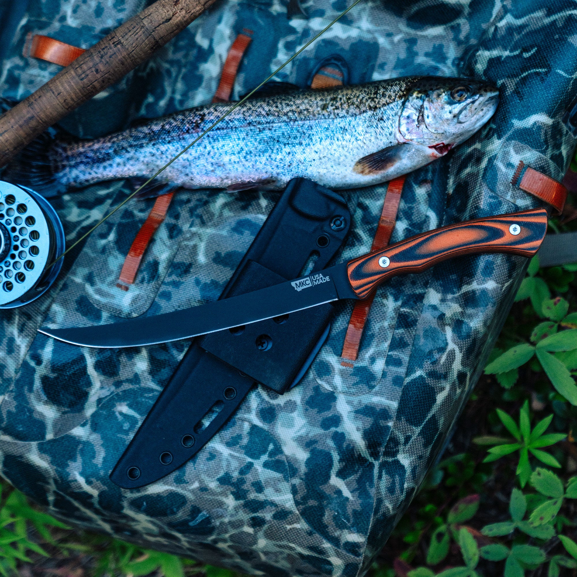 FLATHEAD FILLET  - ORANGE & BLACK