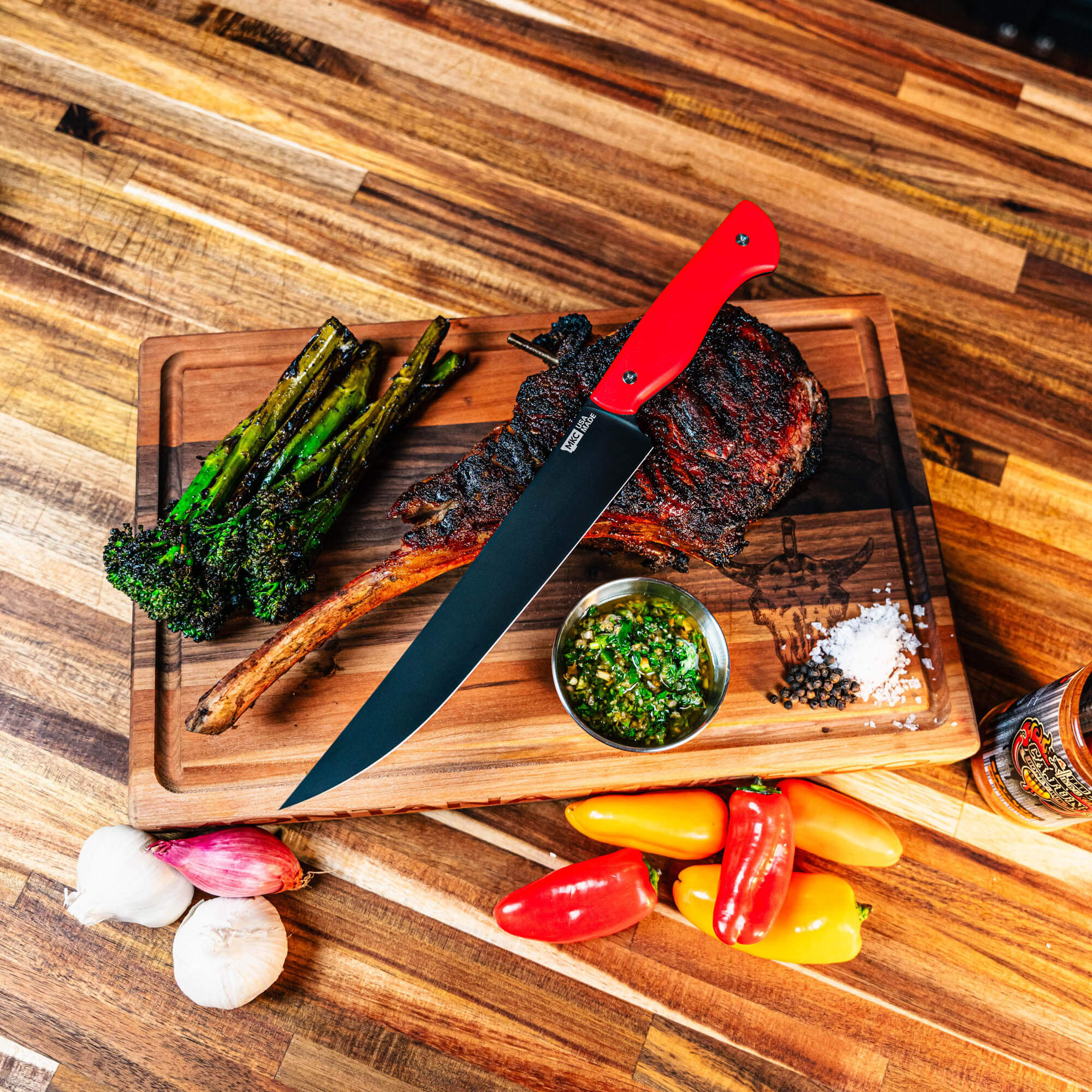 MKC CARVING KNIFE - RED
