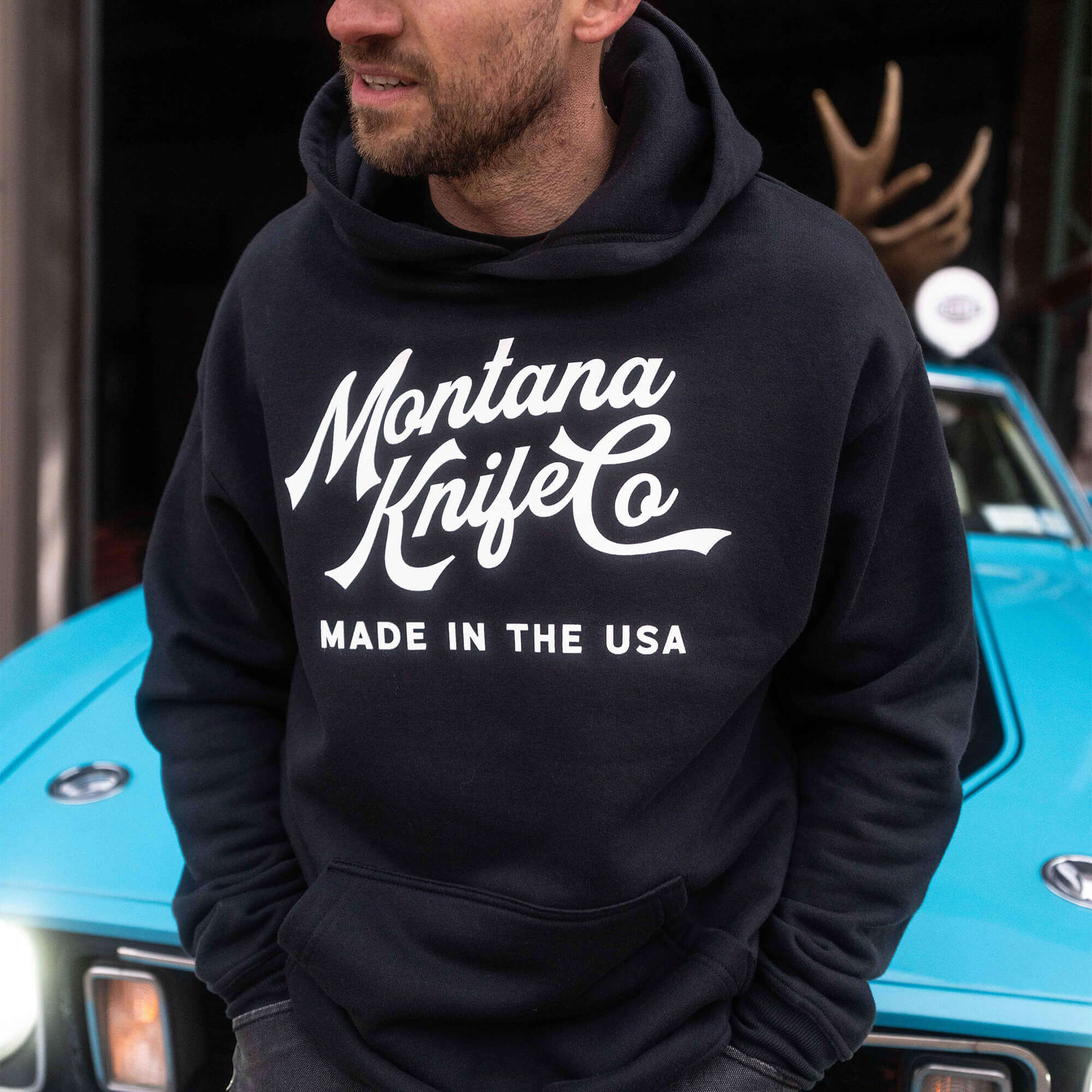 MKC HERITAGE HOODIE - BLACK - USA MADE