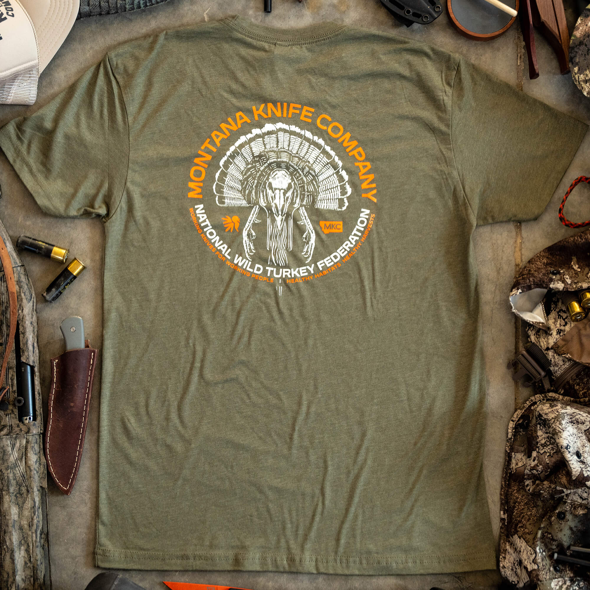 MKC x NWTF COLLAB FUNDRAISER TEE 2.0 - MILITARY GREEN