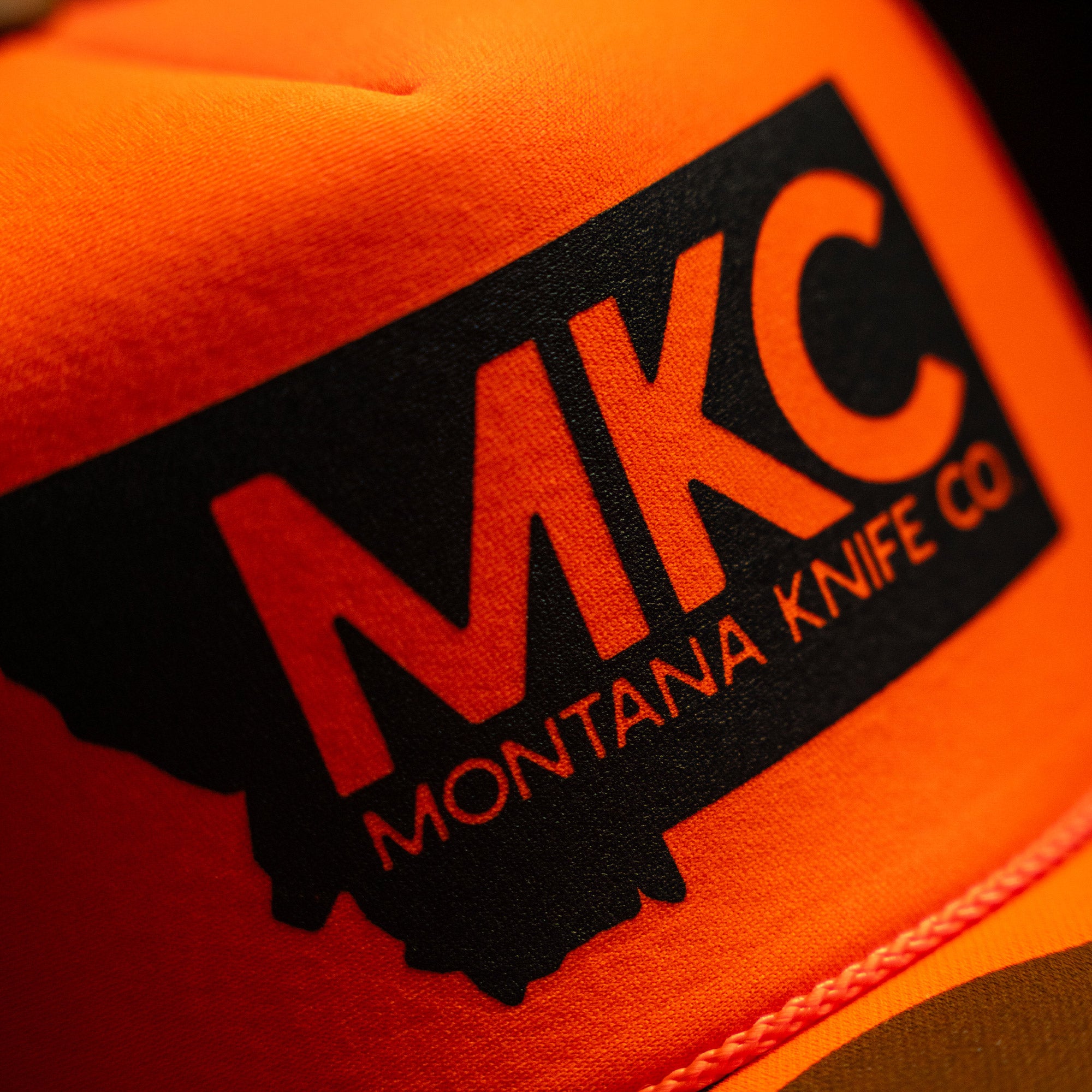 MKC BIG STATE LOGO - ORANGE FOAM HUNTER HAT