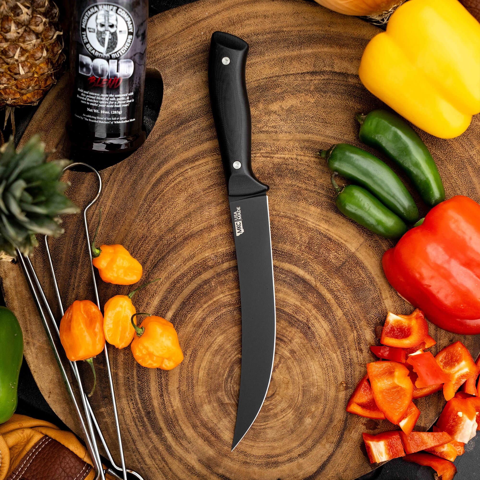 BREAKING BUTCHER KNIFE - PVD - BLACK