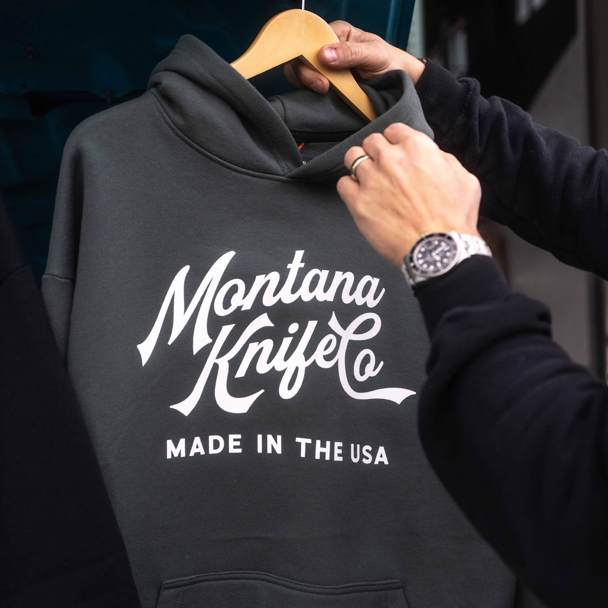 MKC HERITAGE HOODIE - GREEN - USA MADE