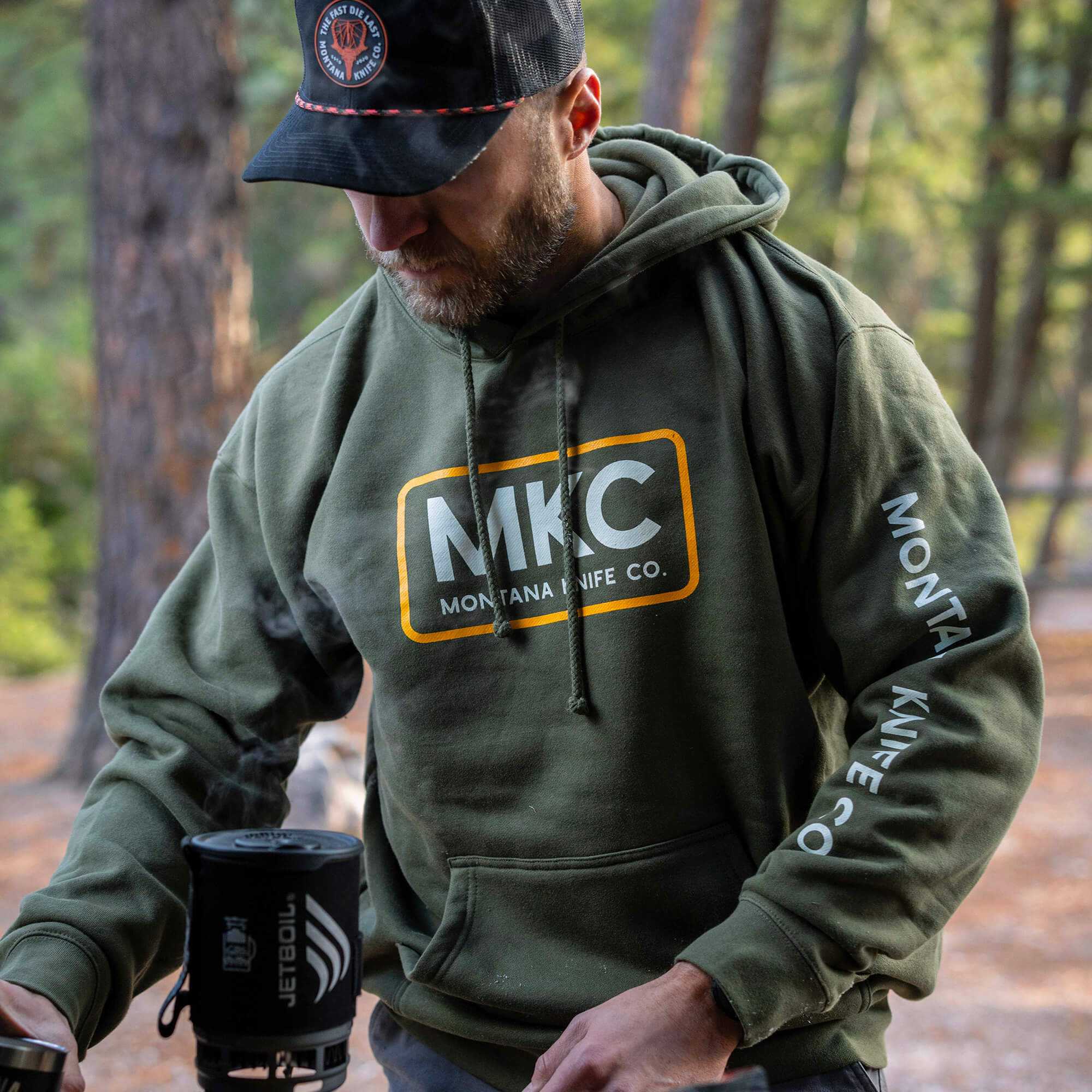 MKC LOGO HOODIE - GREEN