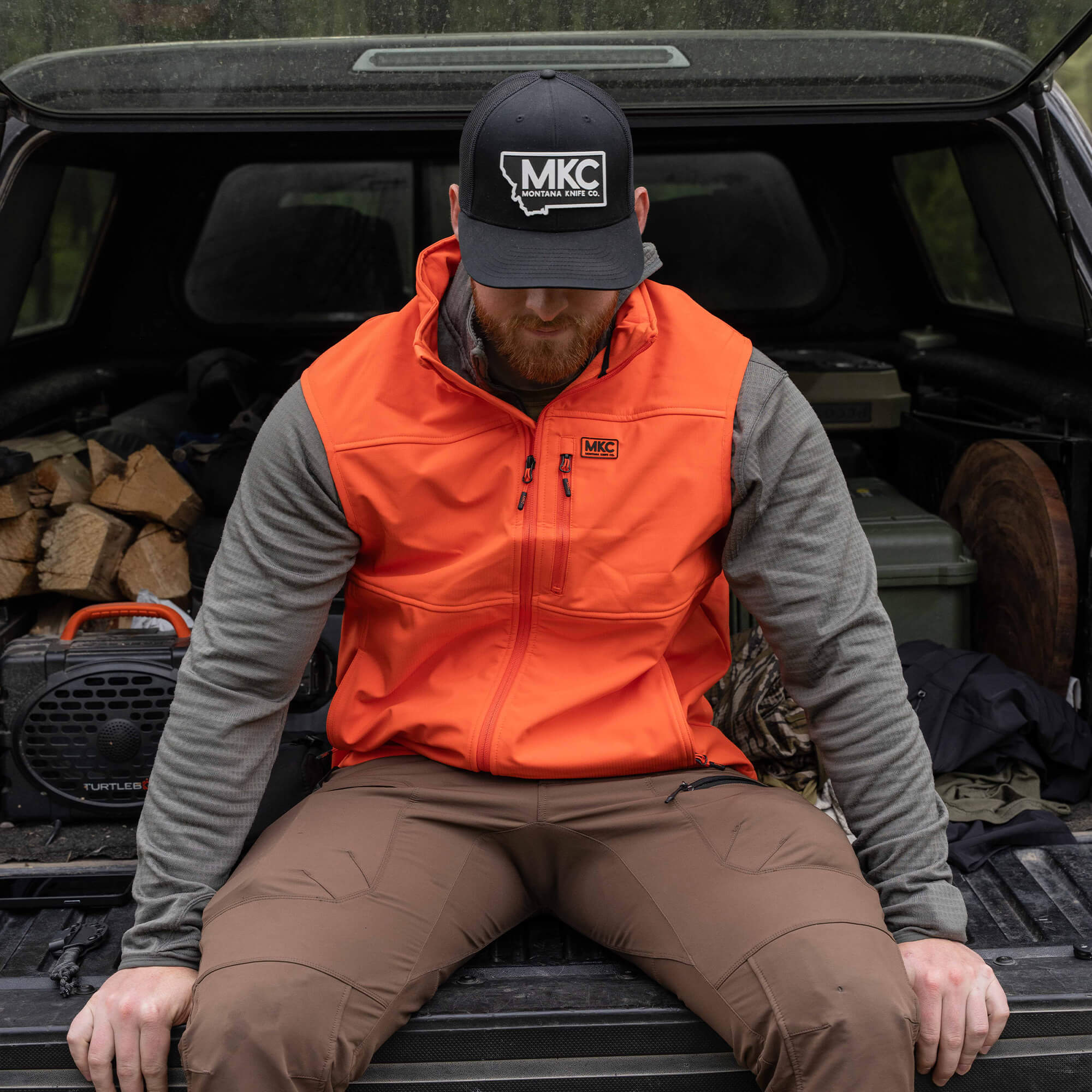 REXFORD RIPSTOP VEST - HUNTER ORANGE