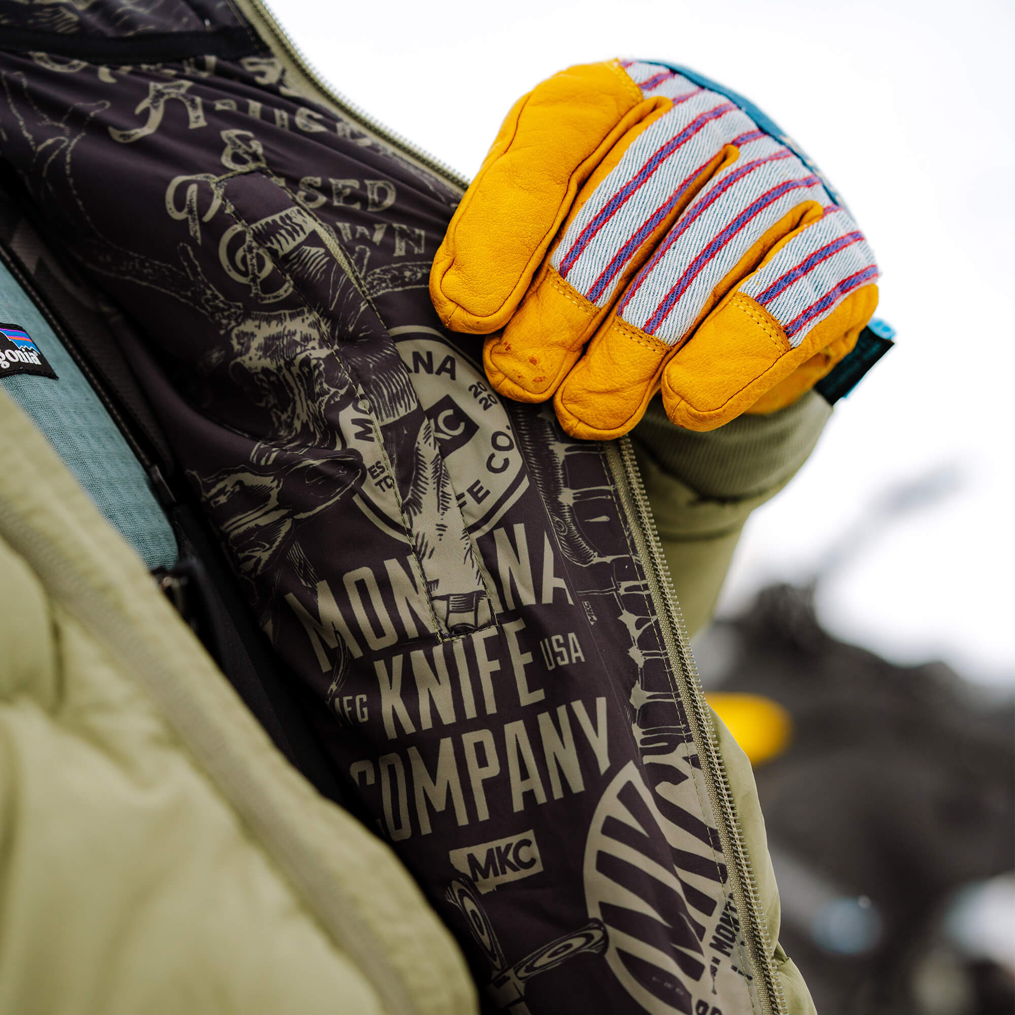 GRINNELL PUFFY ZIP JACKET - OLIVE