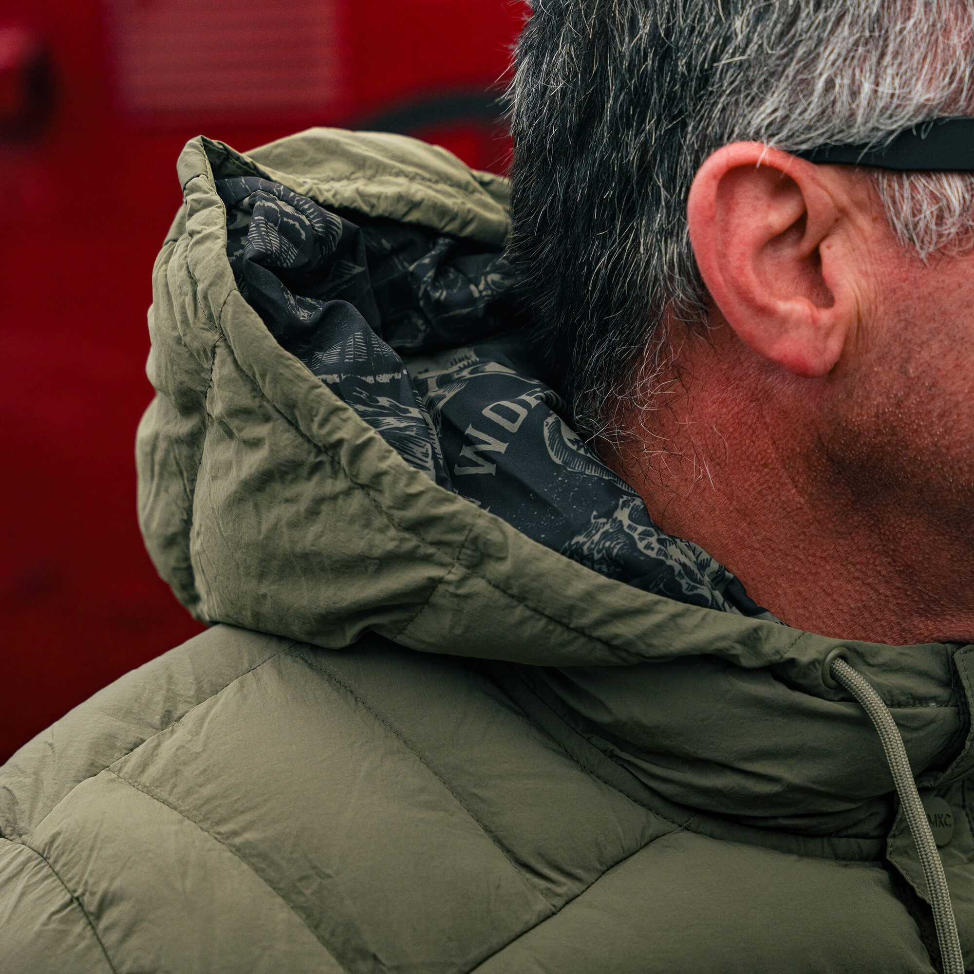 OBERLIN PULLOVER PUFFY JACKET - OLIVE