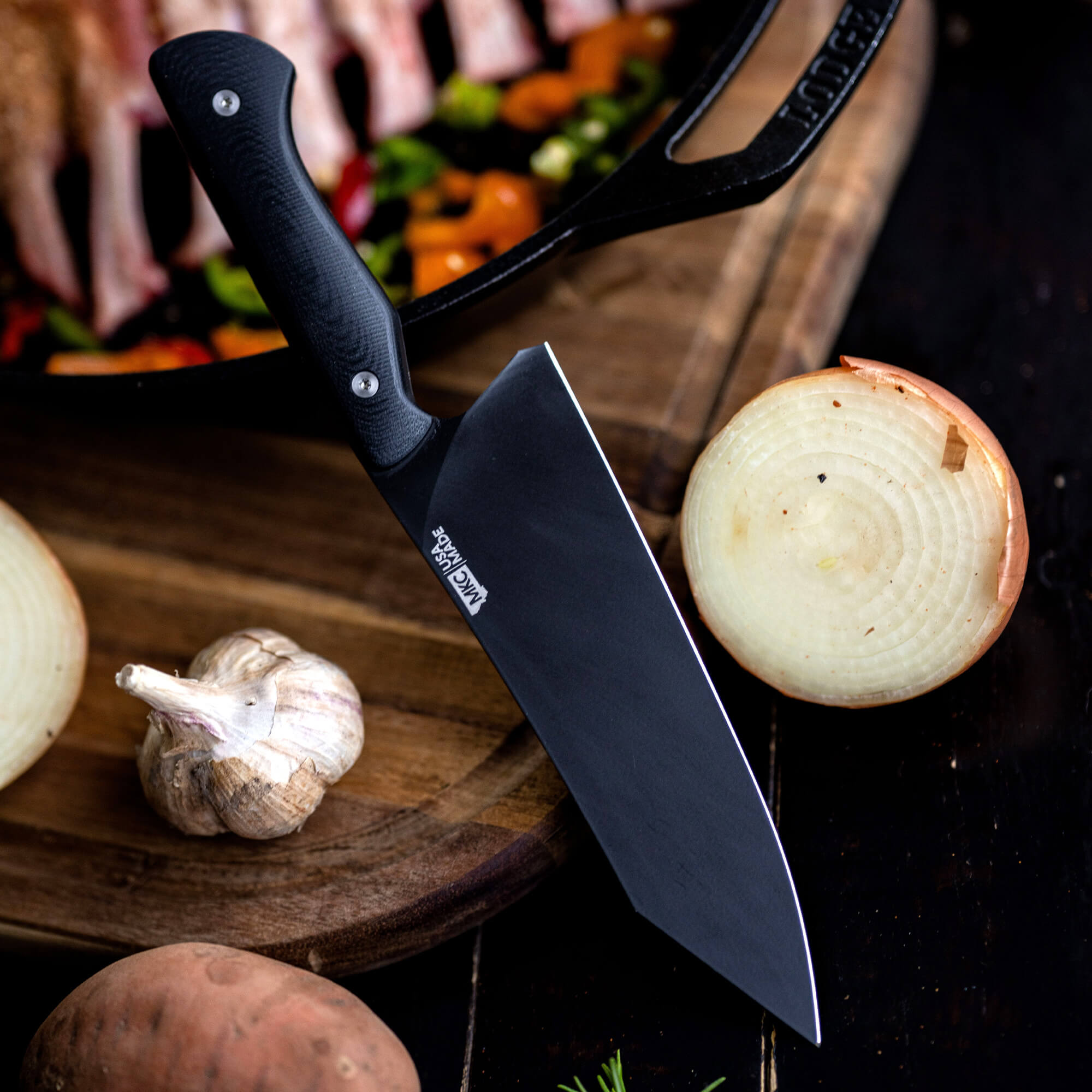 SMITH RIVER SANTOKU - BLACK