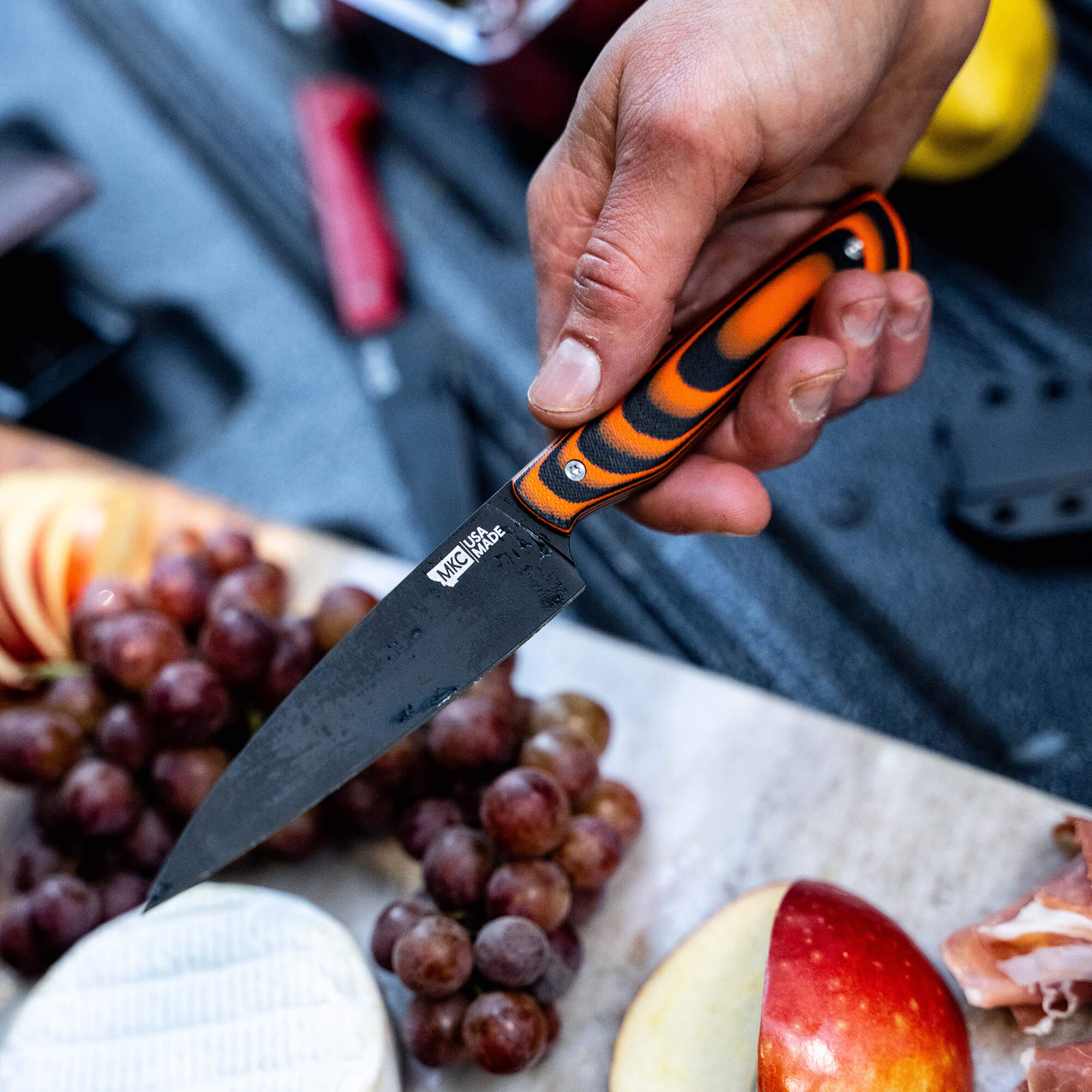 CUTBANK PARING KNIFE - ORANGE/BLACK