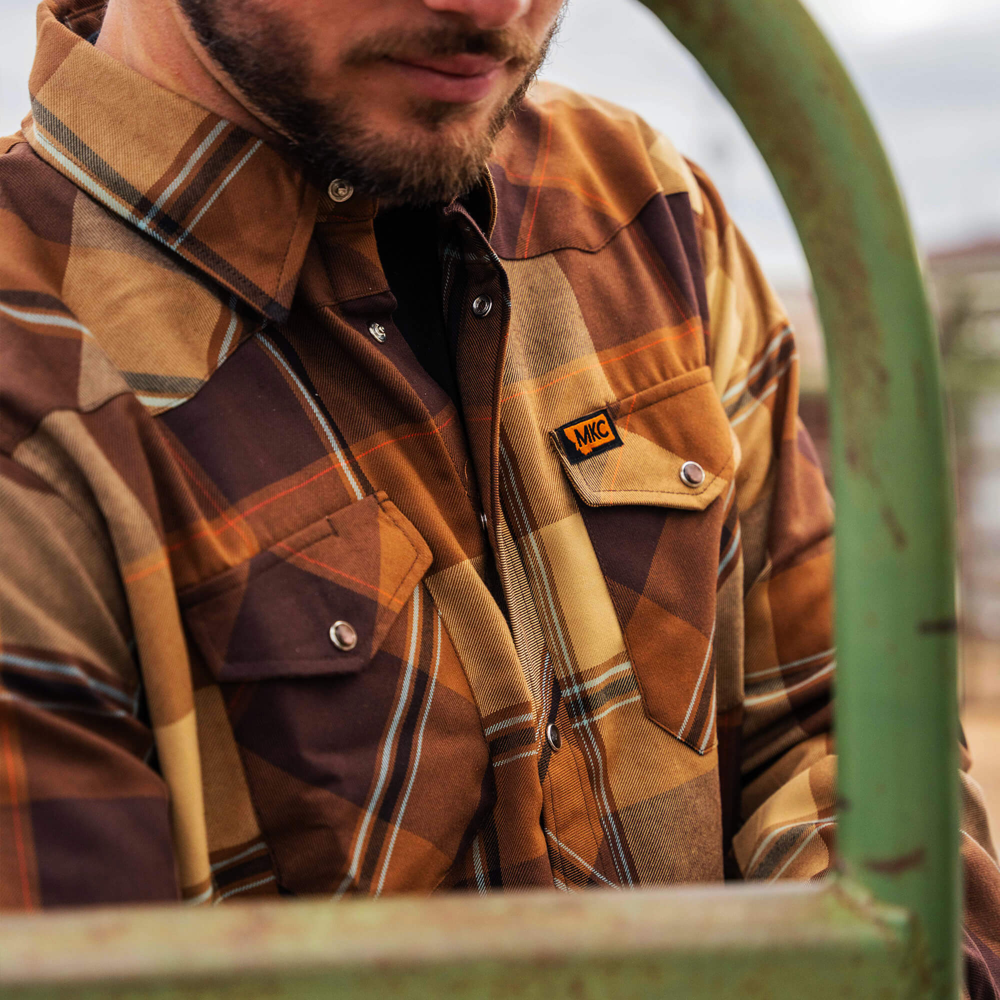 MKC X DIXXON PEARL SNAP WESTERN FLANNEL - MENS