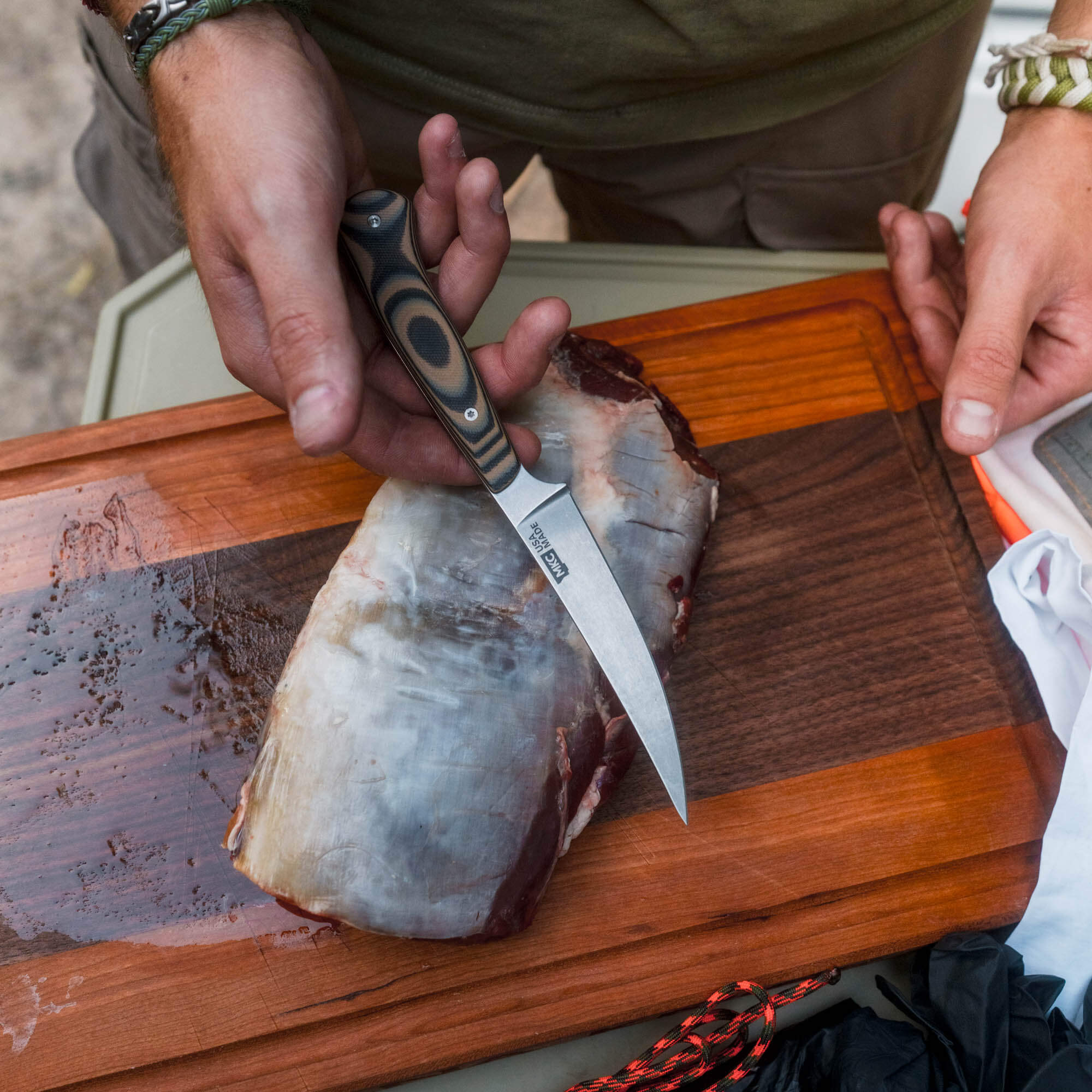FIELD BONING KNIFE - TAN & BLACK