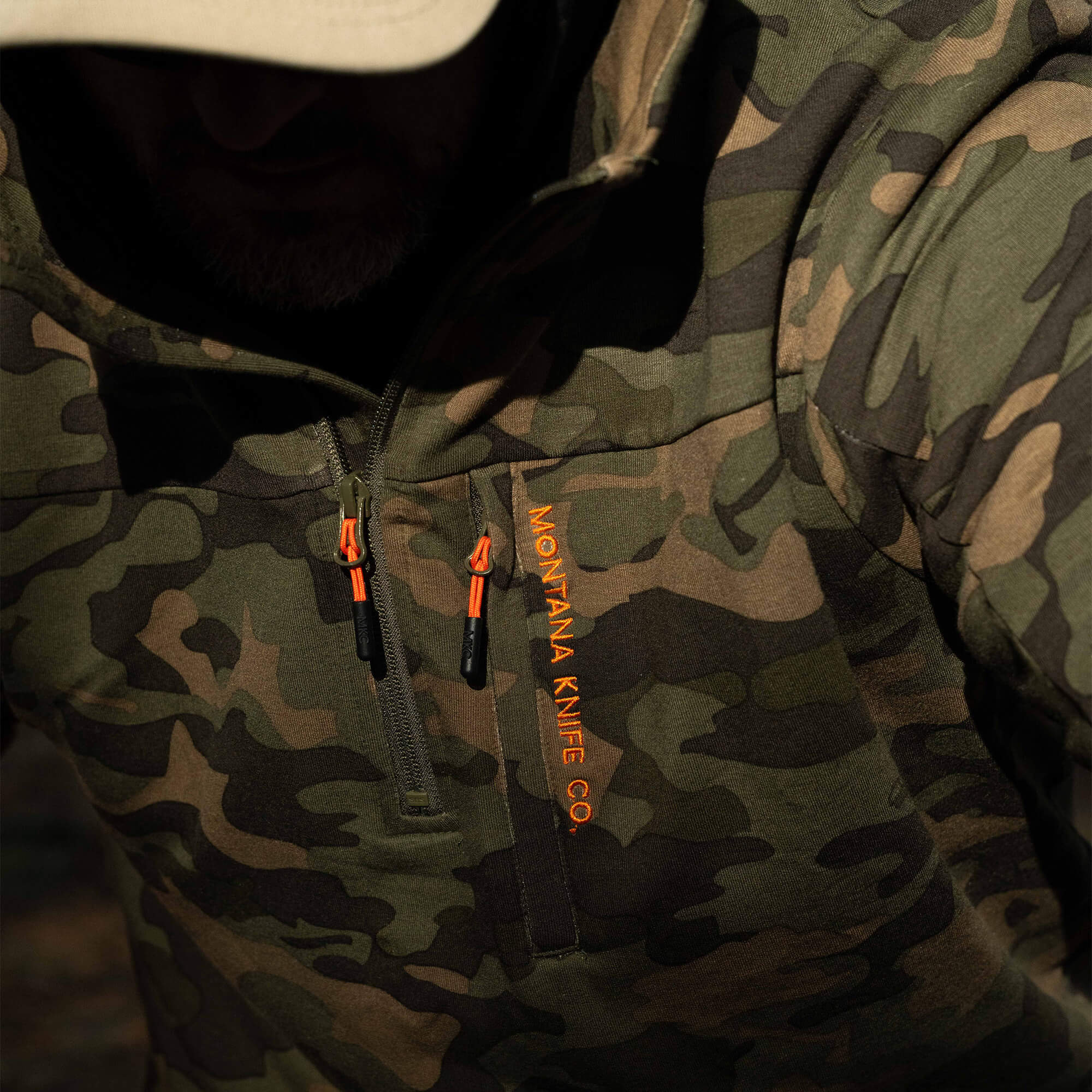 HIGHLINE HALF-ZIP HOODIE - VINTAGE WOODLAND CAMO