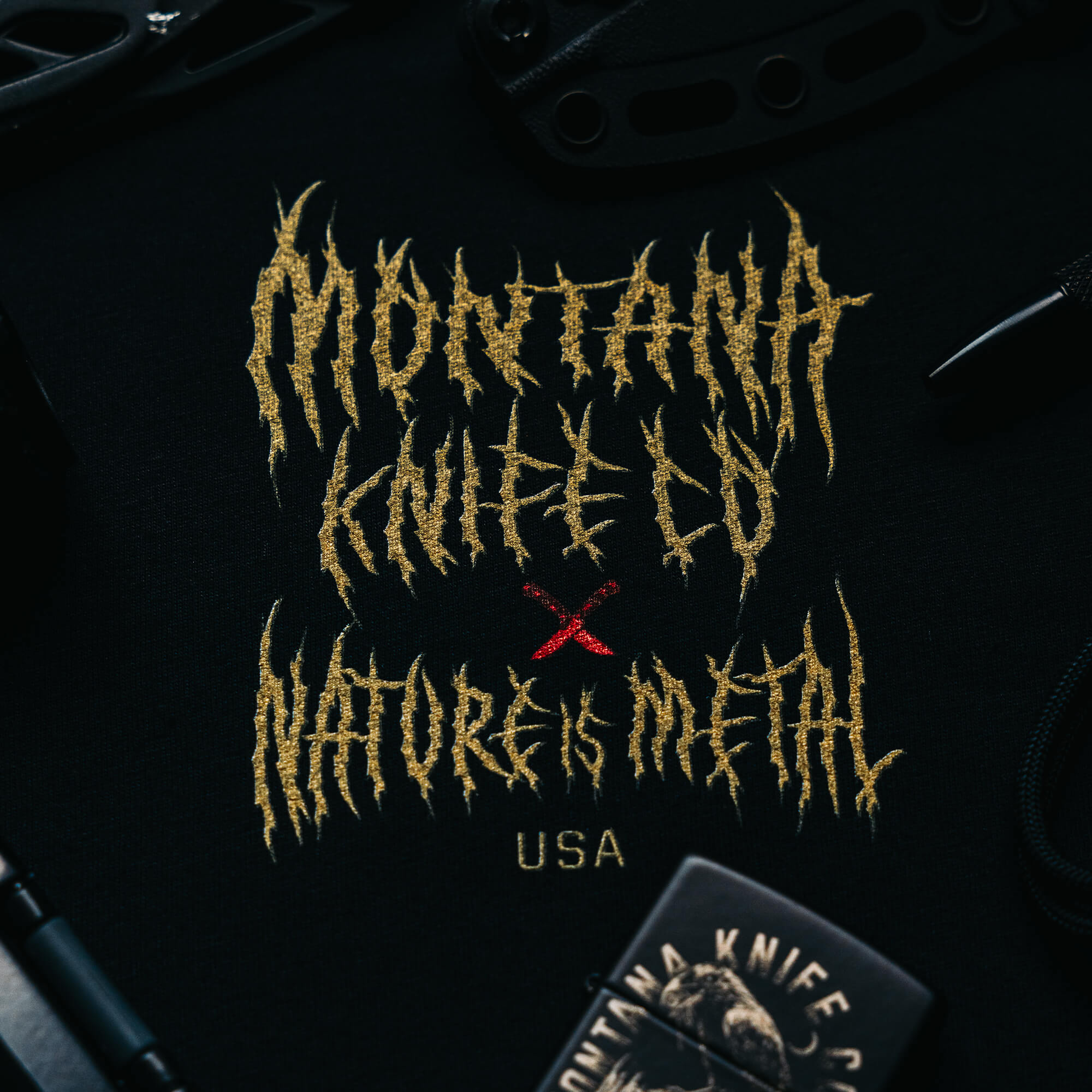 MKC X NATURE IS METAL - RAVEN TEE