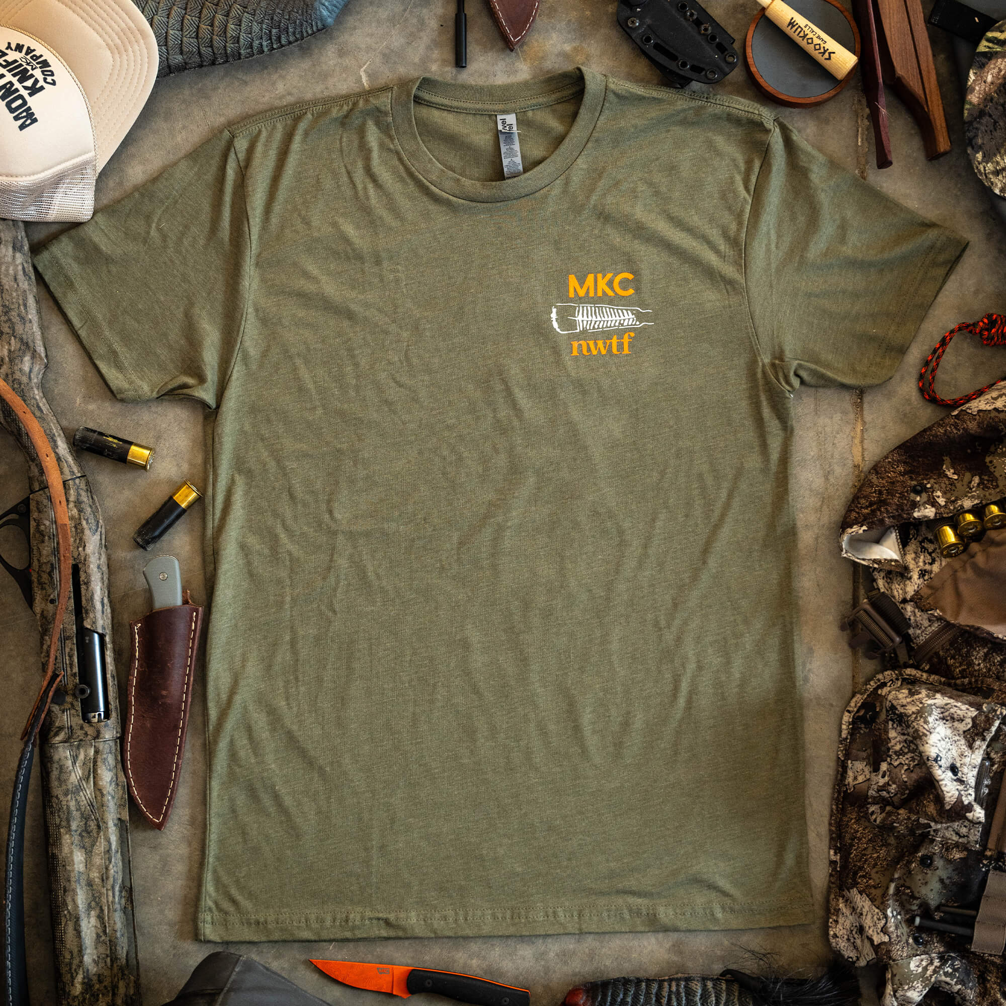 MKC x NWTF COLLAB FUNDRAISER TEE 2.0 - MILITARY GREEN