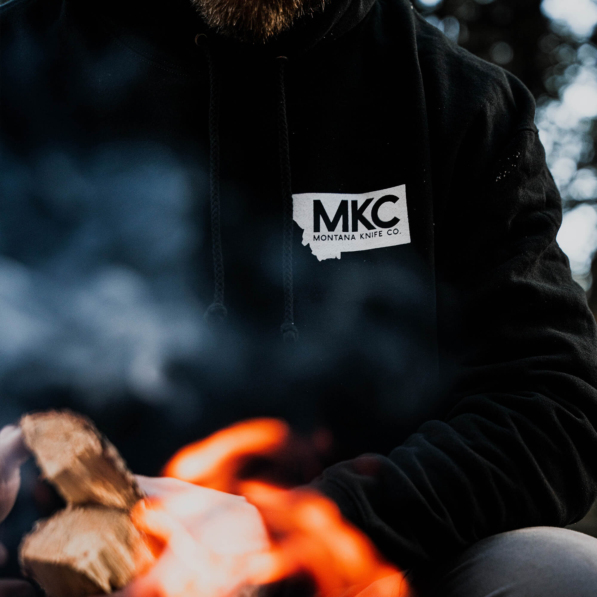 MKC BISON SKULL HOODIE