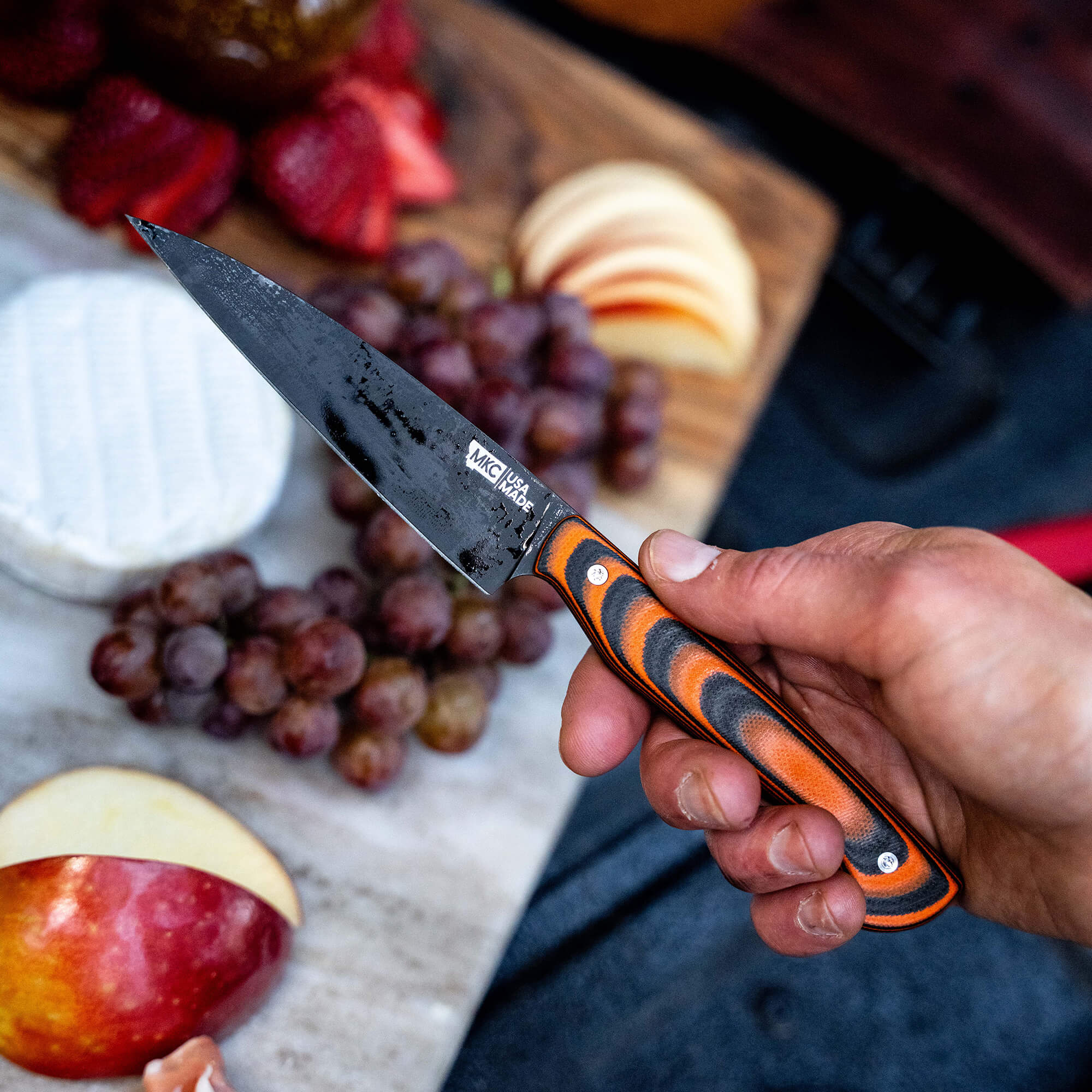 CUTBANK PARING KNIFE - ORANGE/BLACK