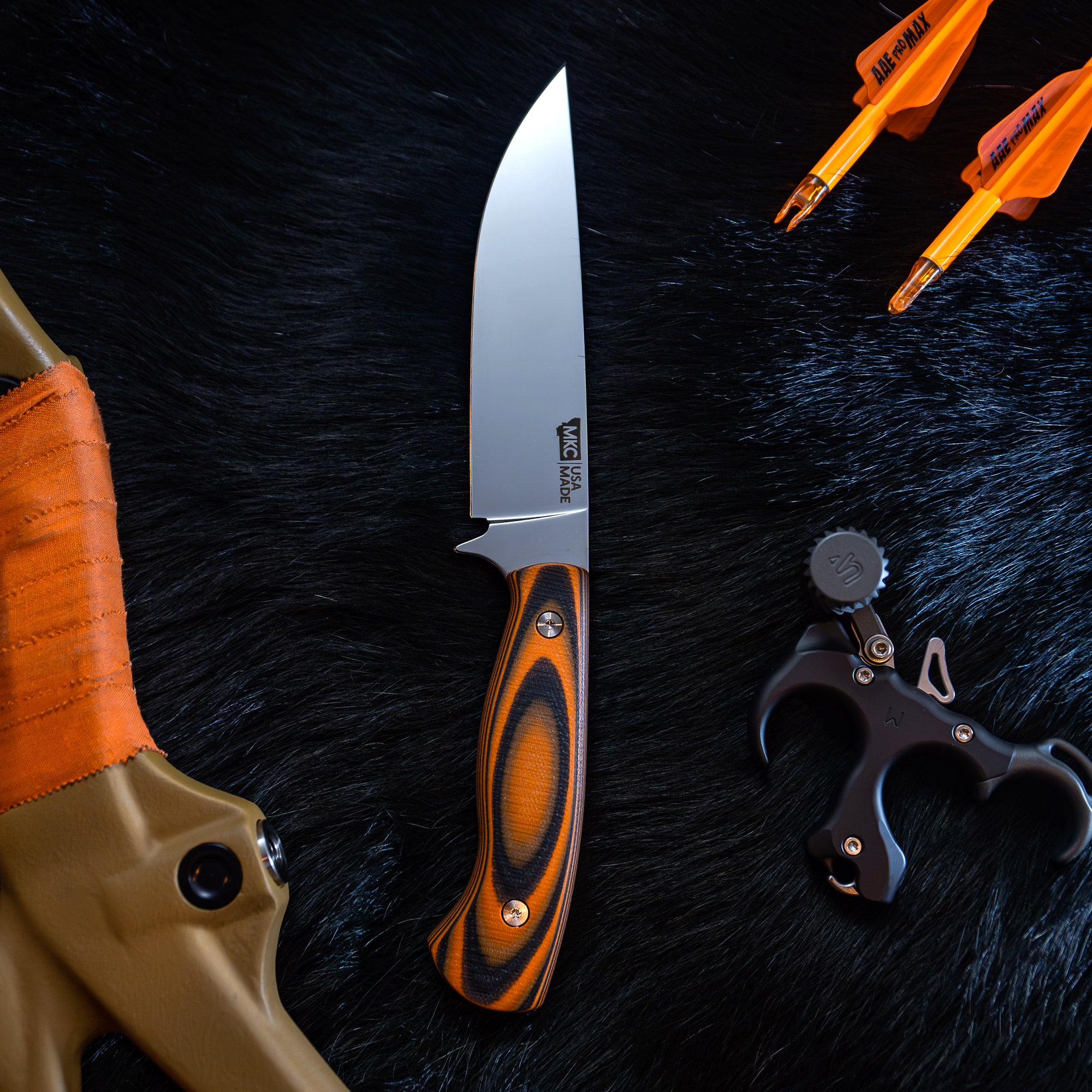 MAGNACUT SUPER CUB - DROP POINT HUNTER - ORANGE & BLACK