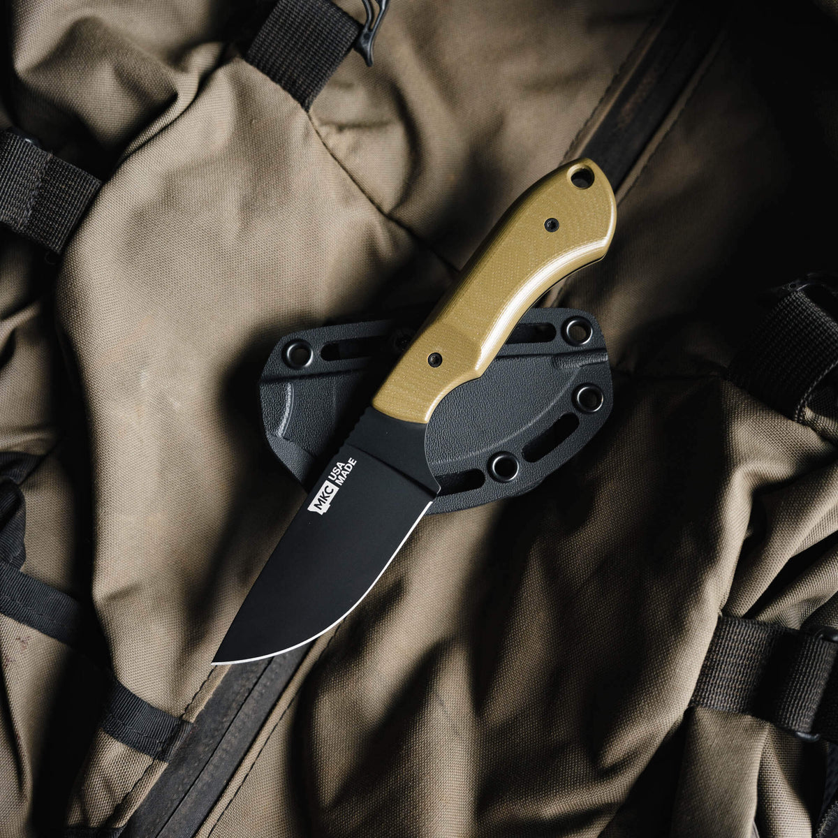 MKC ELK KNIFE - PVD - OLIVE
