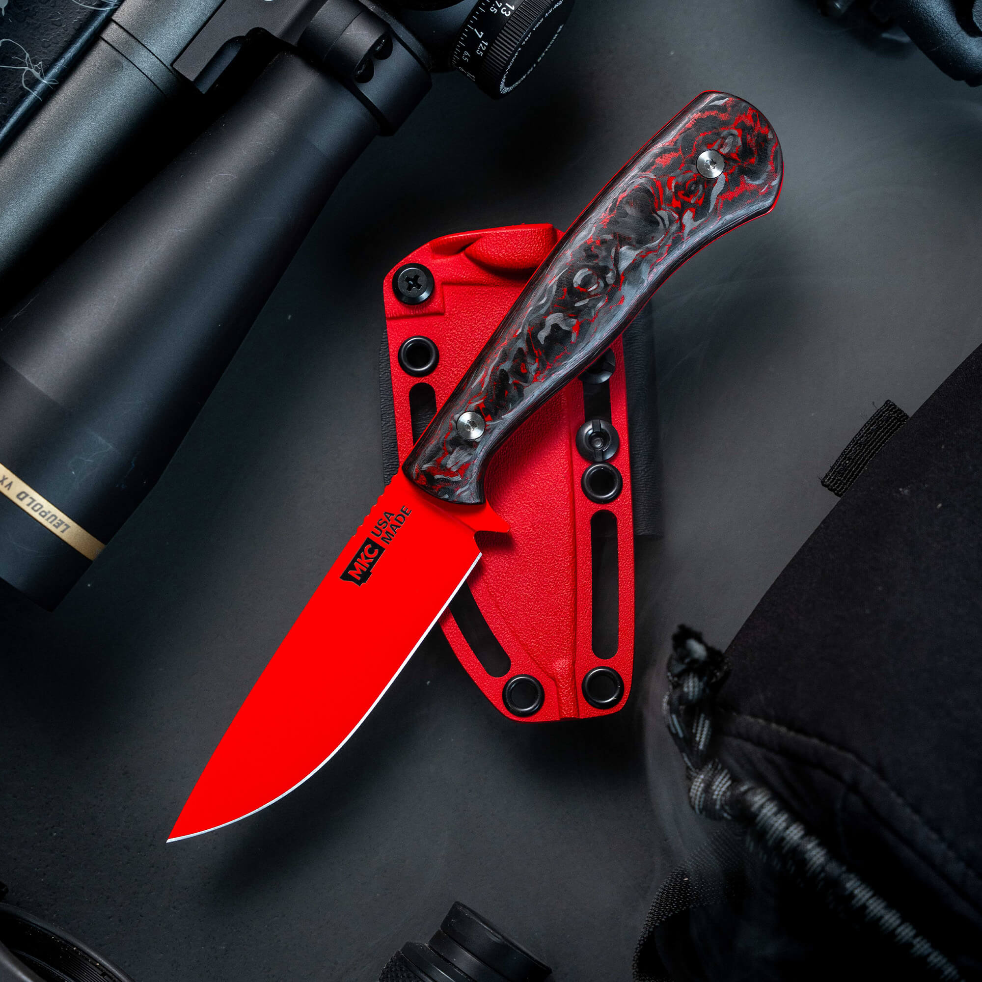 BLOOD BROTHERS WHITETAIL - BLACK/RED