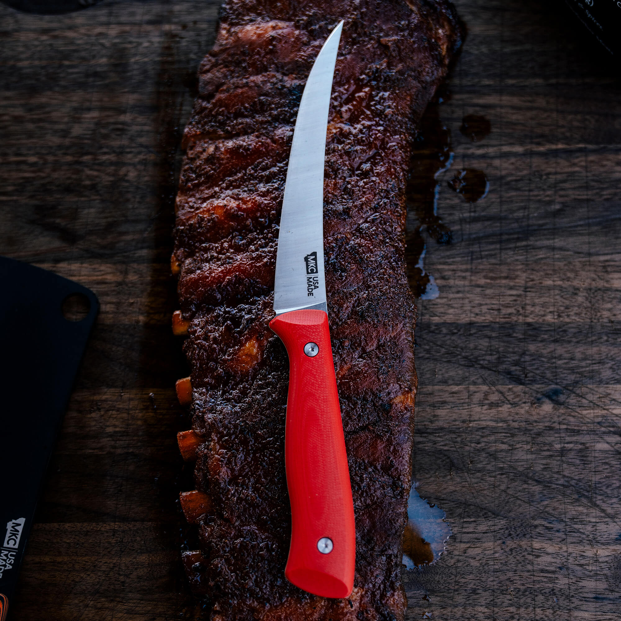 BONING BUTCHER KNIFE - RED