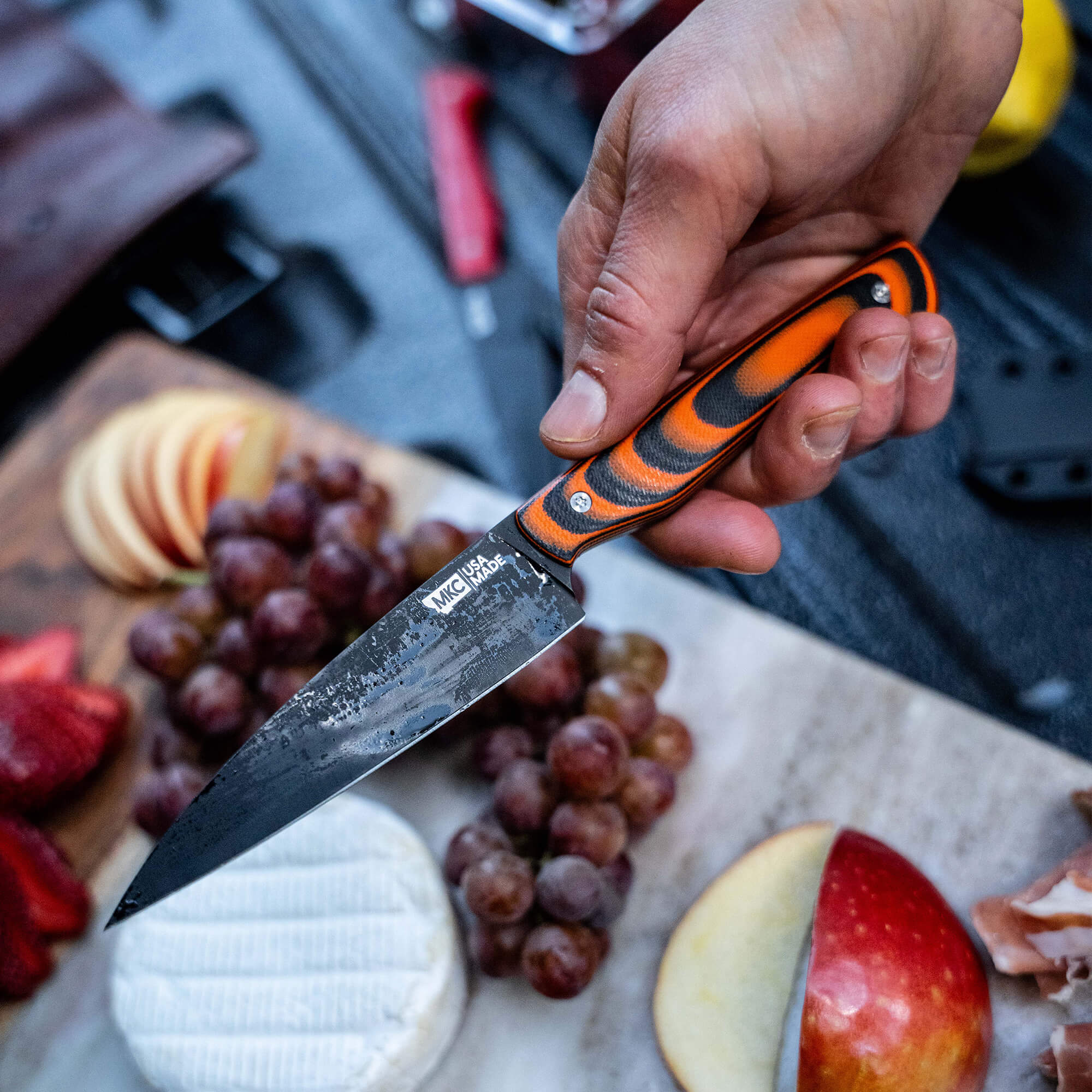 CUTBANK PARING KNIFE - ORANGE/BLACK