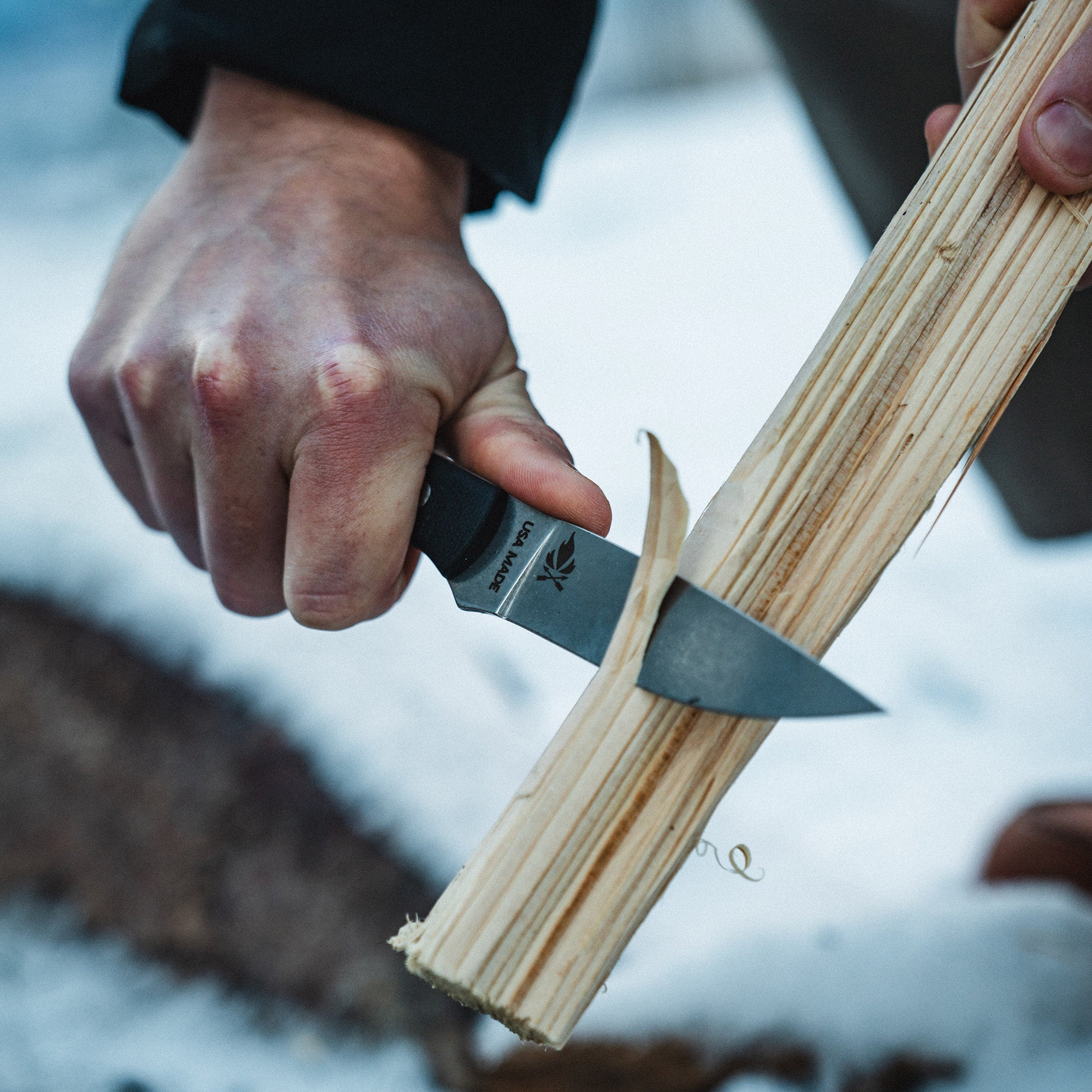 FIELDCRAFT SURVIVAL KNIFE - BLACK