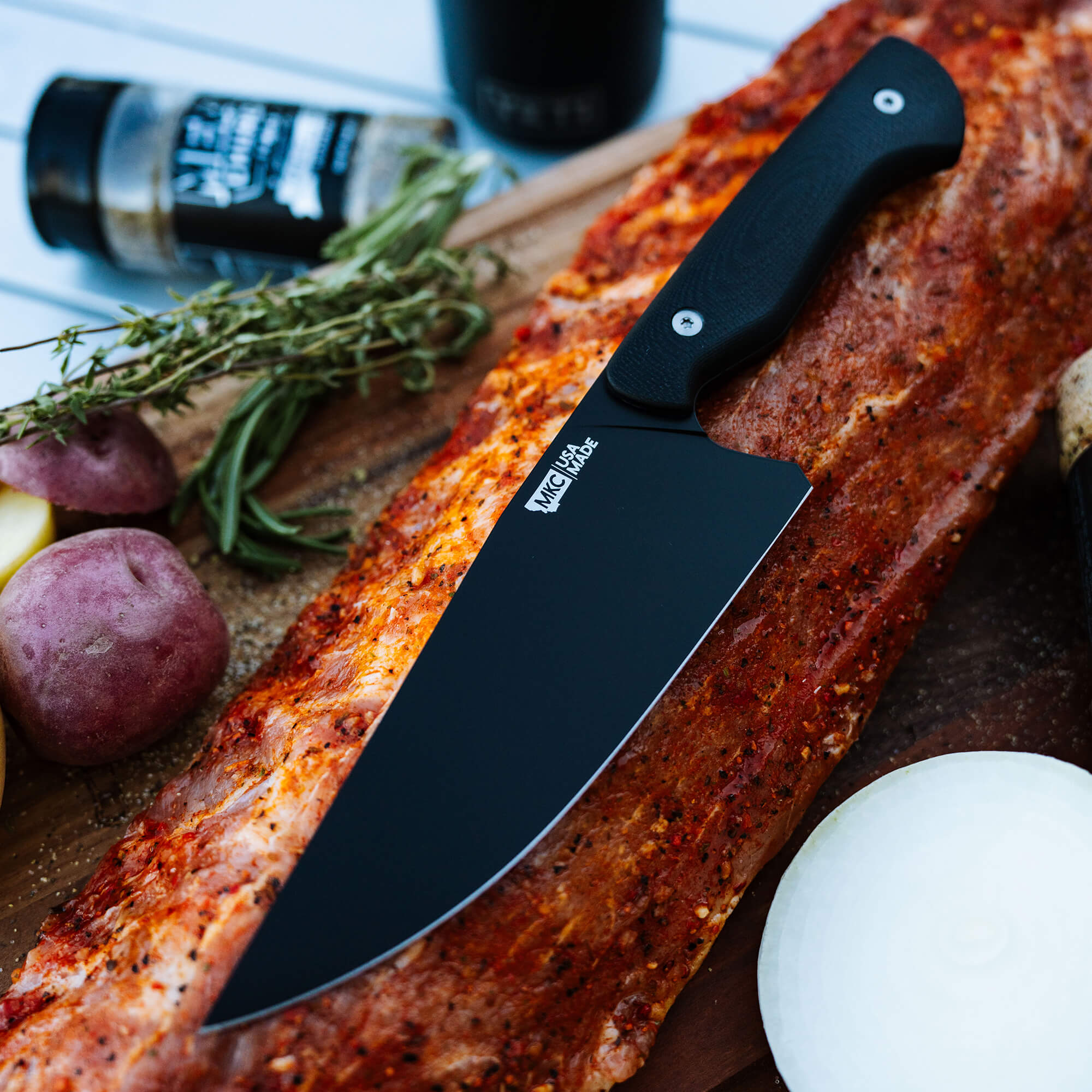 MEAT CHURCH CHEF KNIFE - BLACK