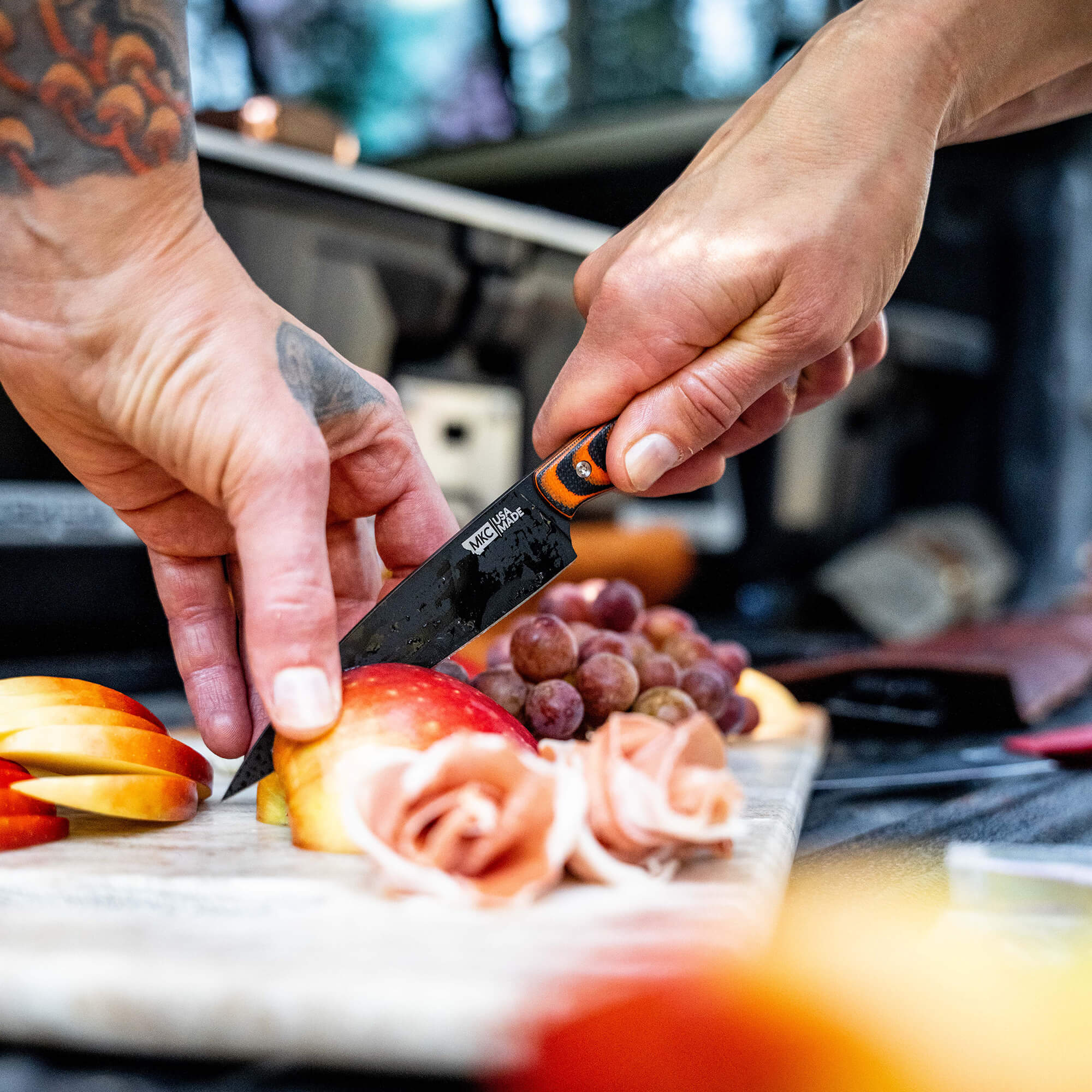 CUTBANK PARING KNIFE - ORANGE/BLACK