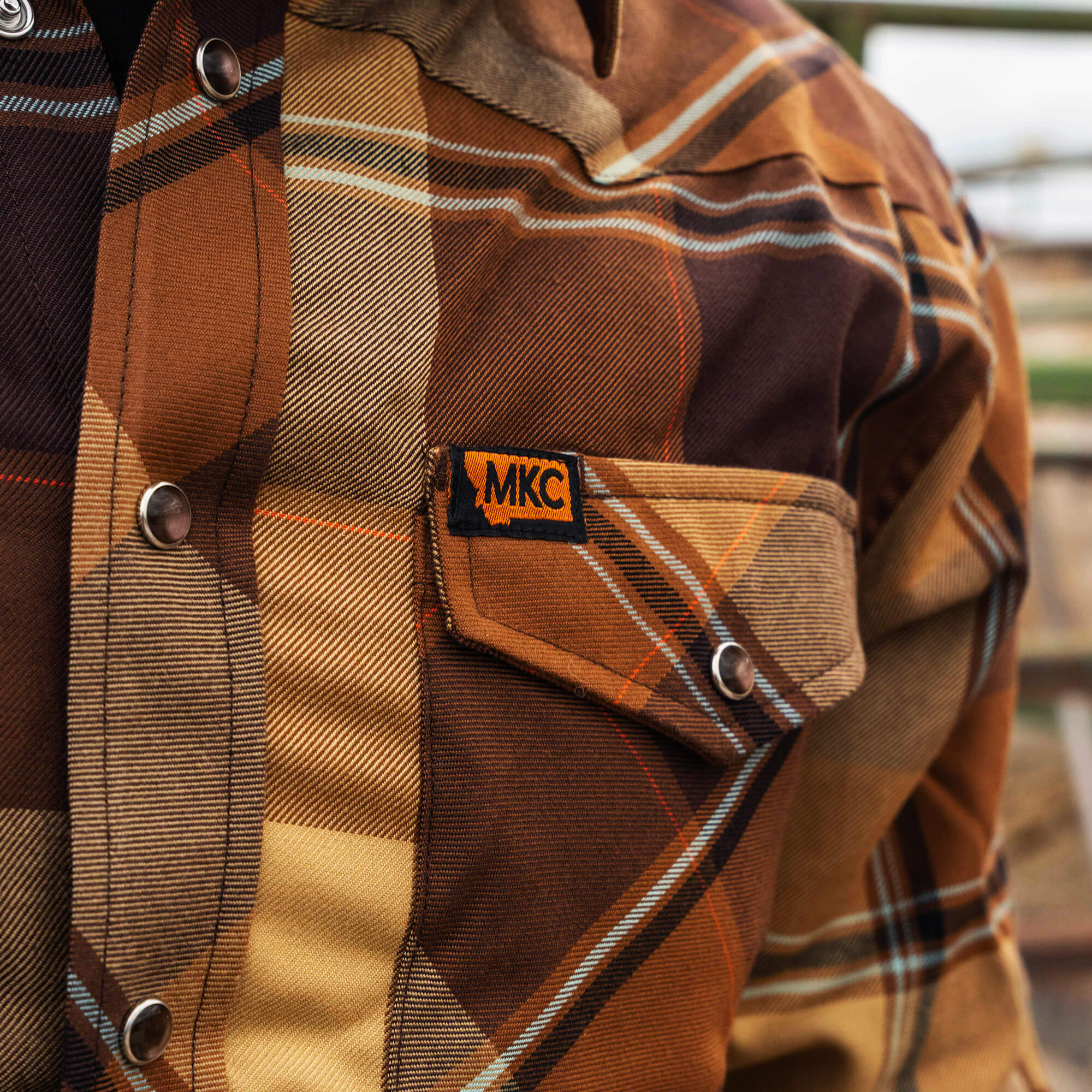 MKC X DIXXON PEARL SNAP WESTERN FLANNEL - MENS