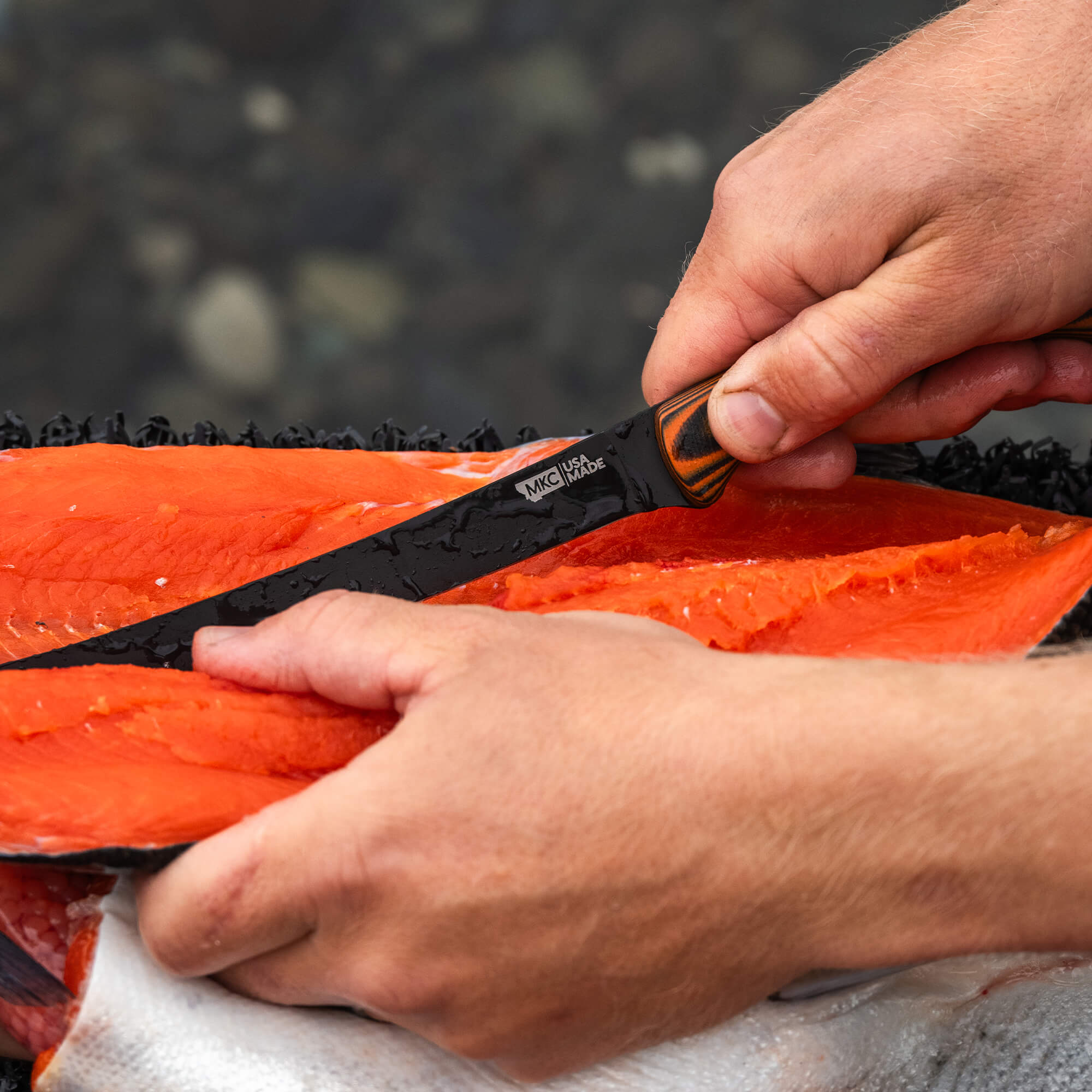 FLATHEAD FILLET  - ORANGE & BLACK