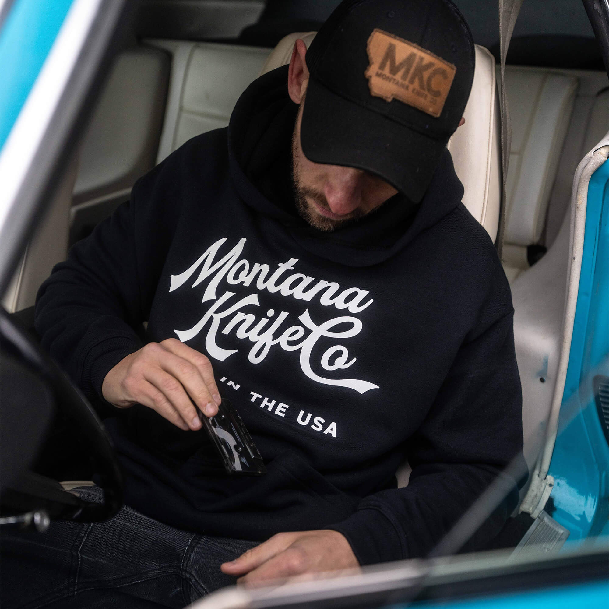 MKC HERITAGE HOODIE - BLACK - USA MADE