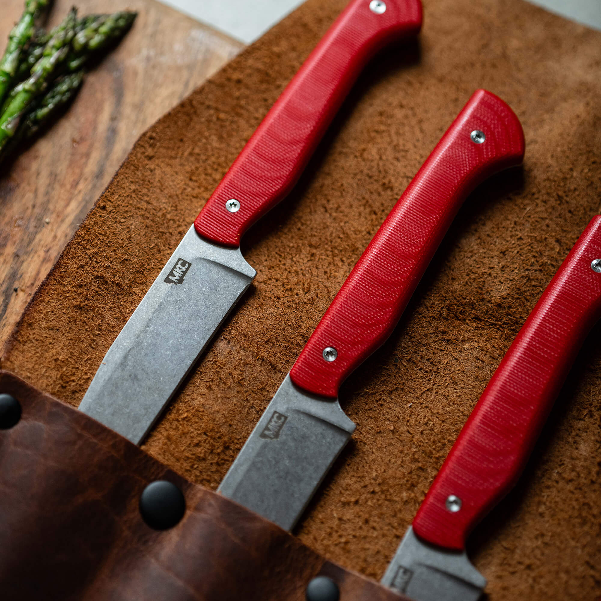 MKC STEAK KNIVES (SET OF 4) - RED