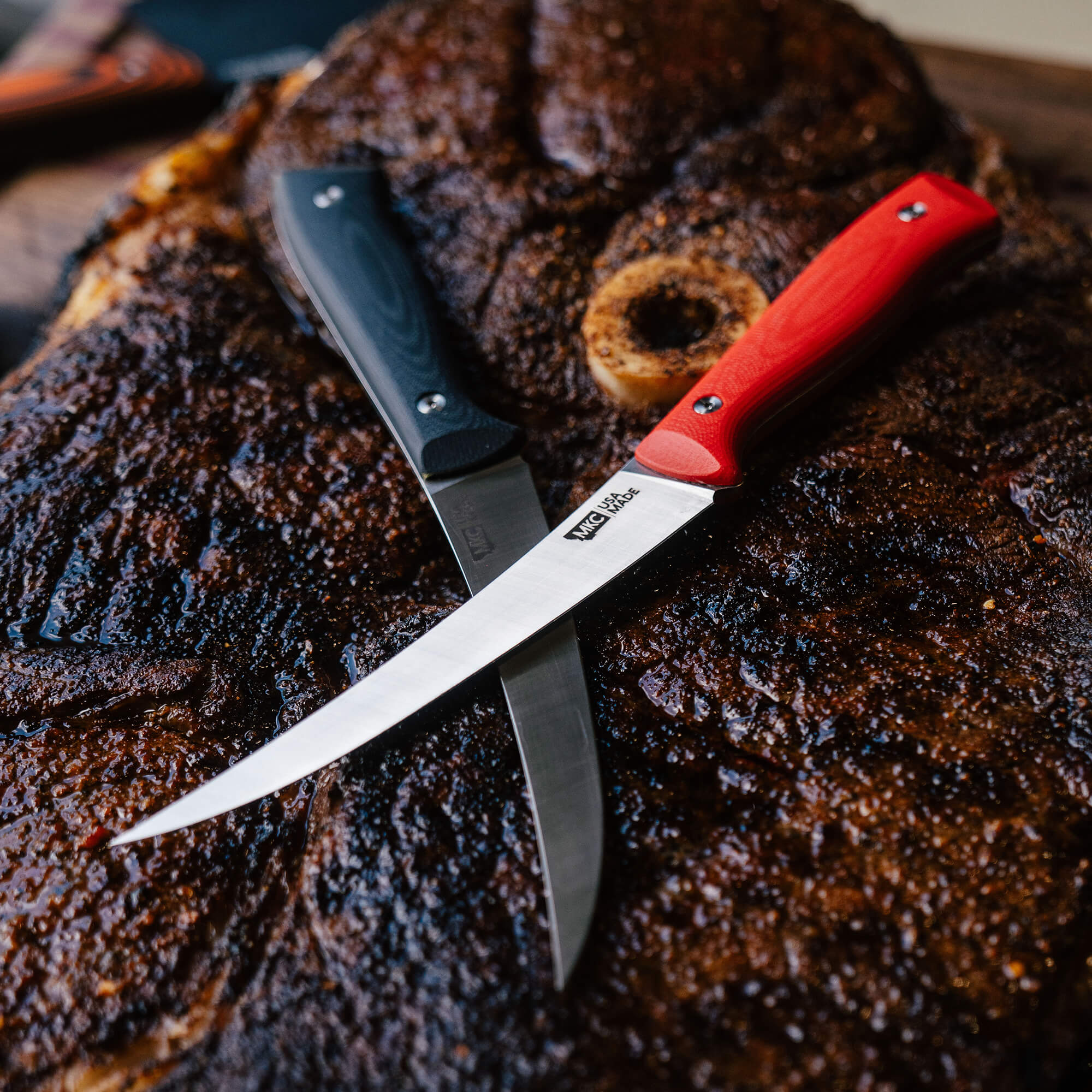 BONING BUTCHER KNIFE - RED